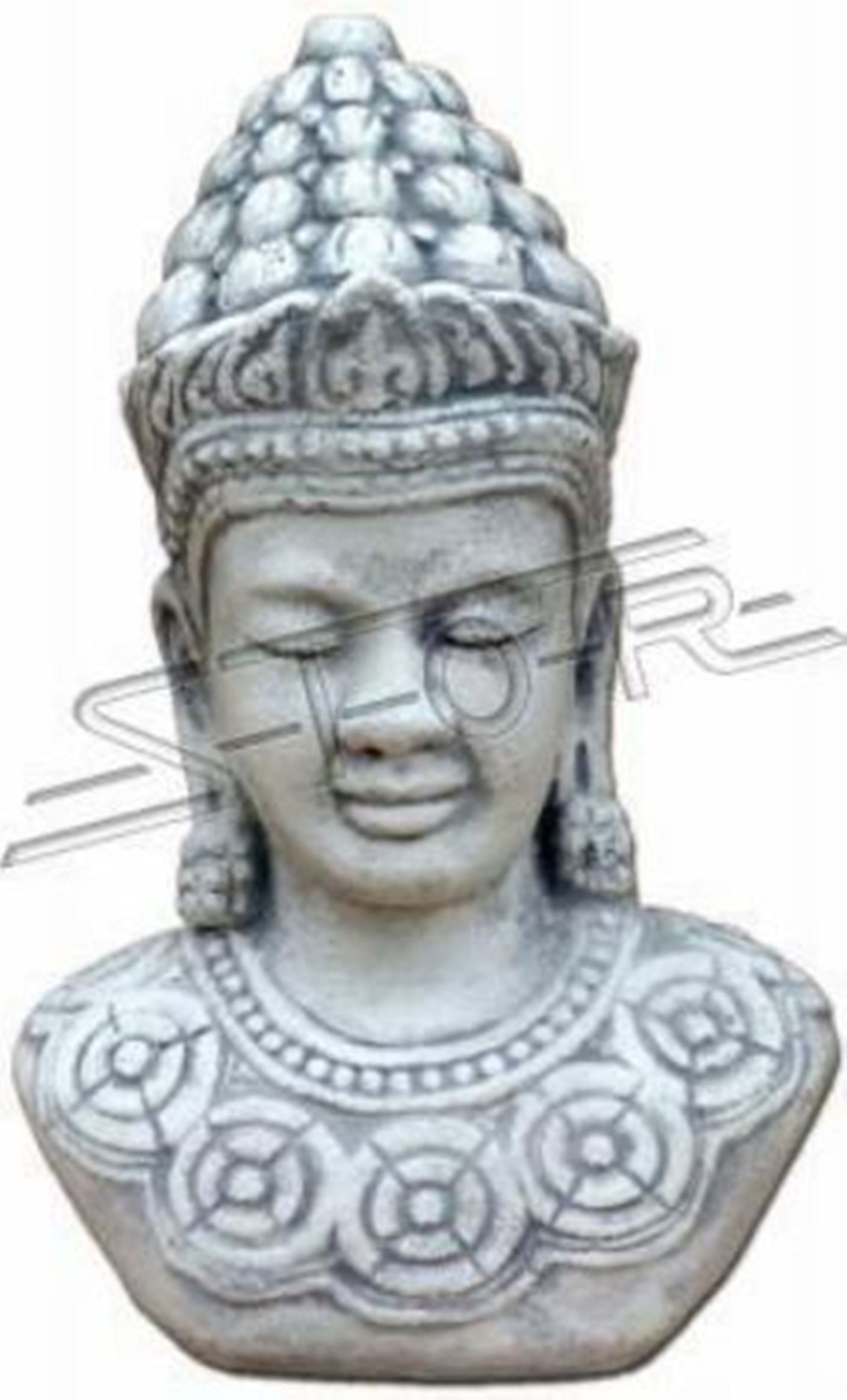 Büste und Wohnbereich 101130 Große Garten JVmoebel Skulptur Skulptur Kopf für Buddha