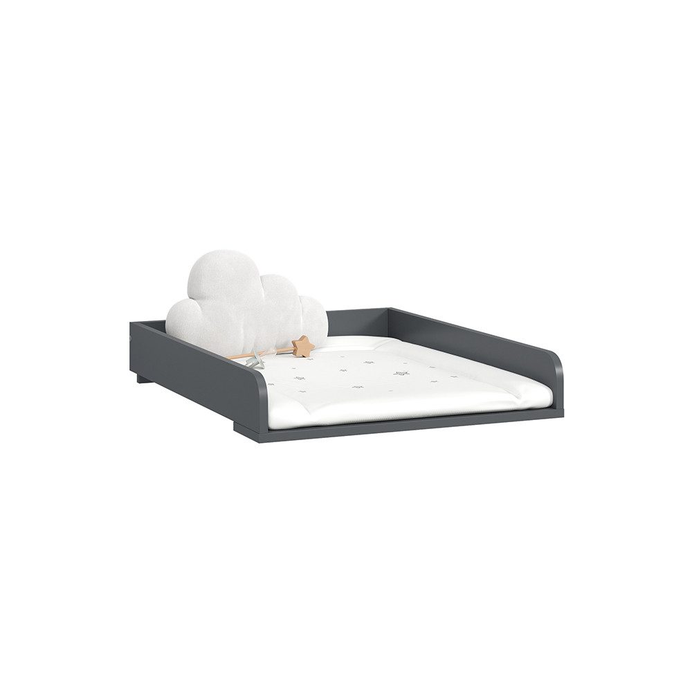 Livinity® Waschmaschinenumbauschrank Paolina, Anthrazit, 60 x 12.6 cm (1-St)