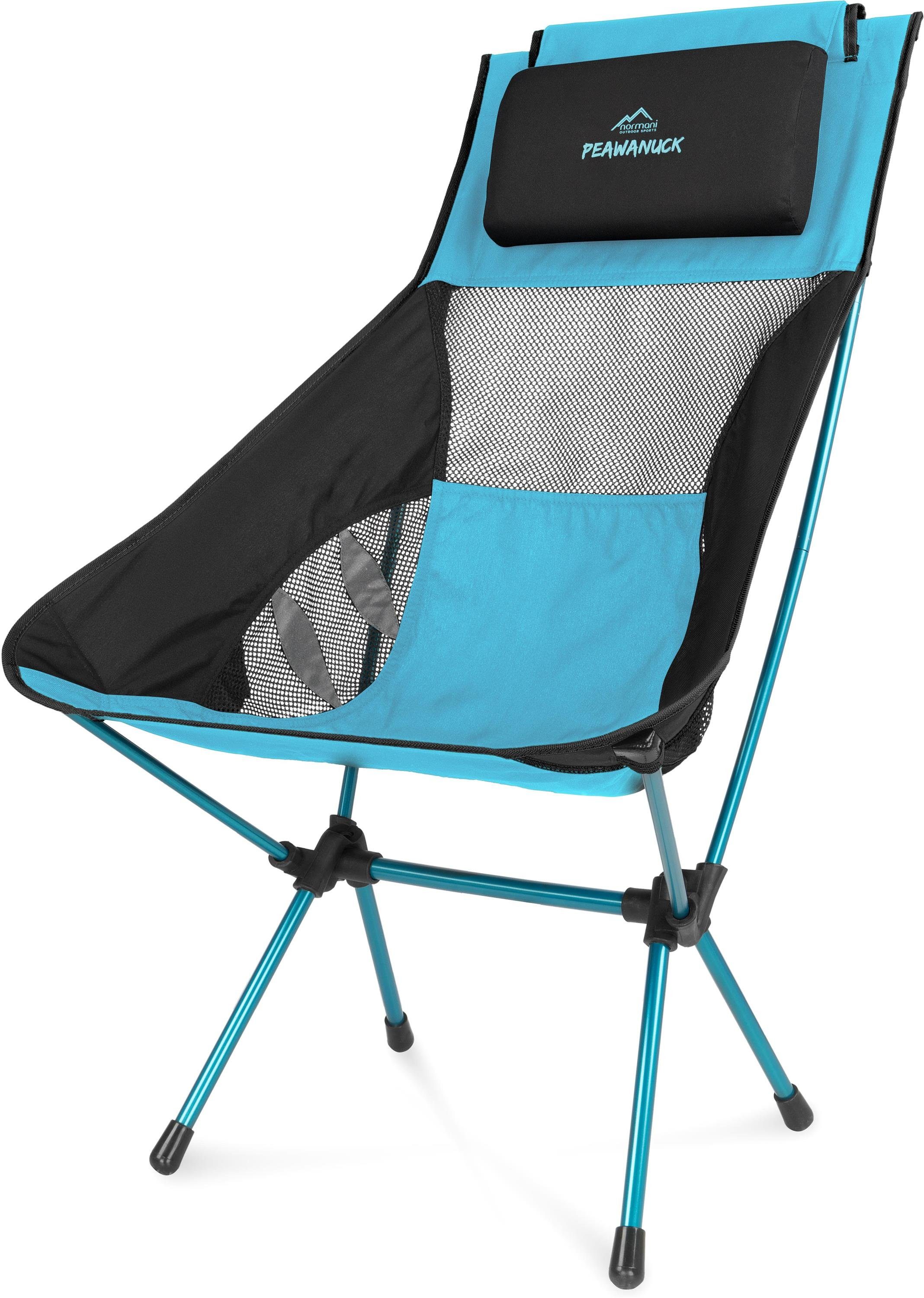 normani Campingstuhl Ultraleichter Campingstuhl Peawanuck, Outdoorstuhl Hochlehner Faltstuhl Strandstuhl Anglerstuhl – Bild 5 von 5