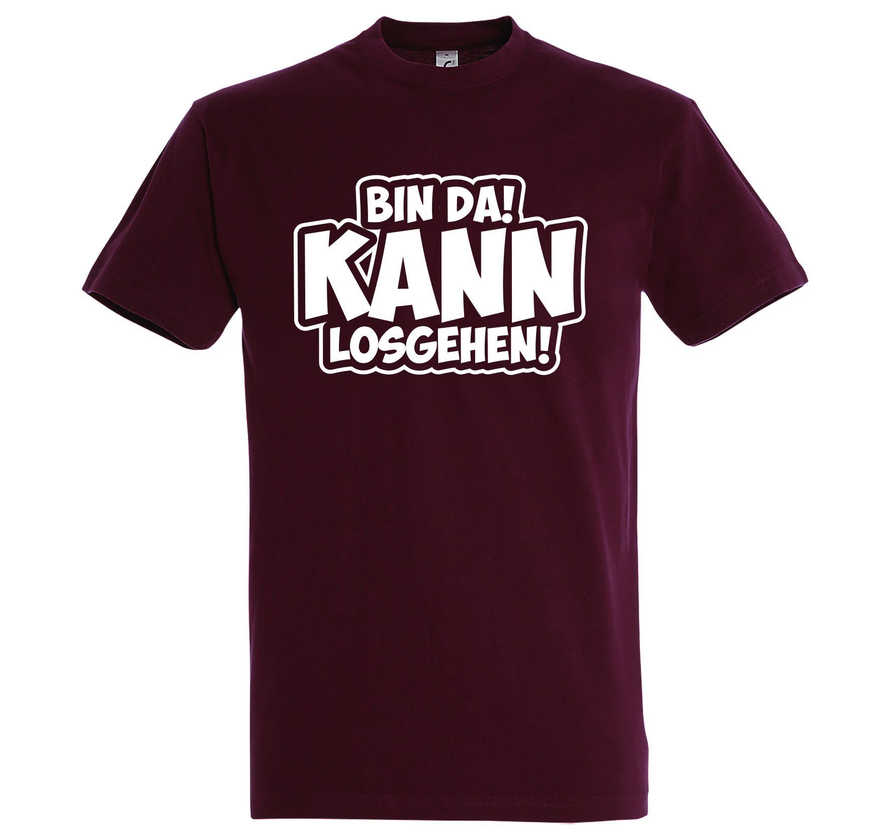 Youth Designz TShirt »BIN DA! Kann Los Gehen! Herren Shirt« mit