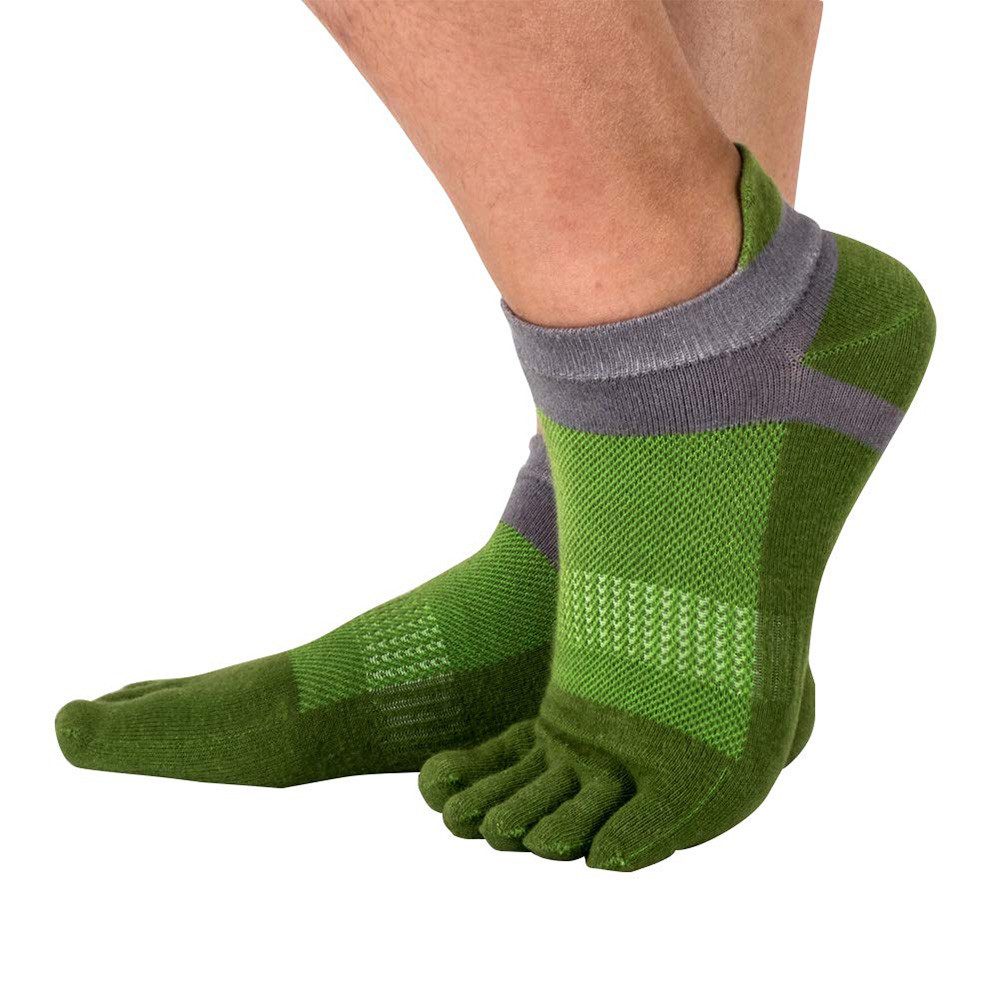 HoyoLee Zehensocken 6 Paar Zehensocken Herren Baumwolle Moderate Elastisch Sportsocken