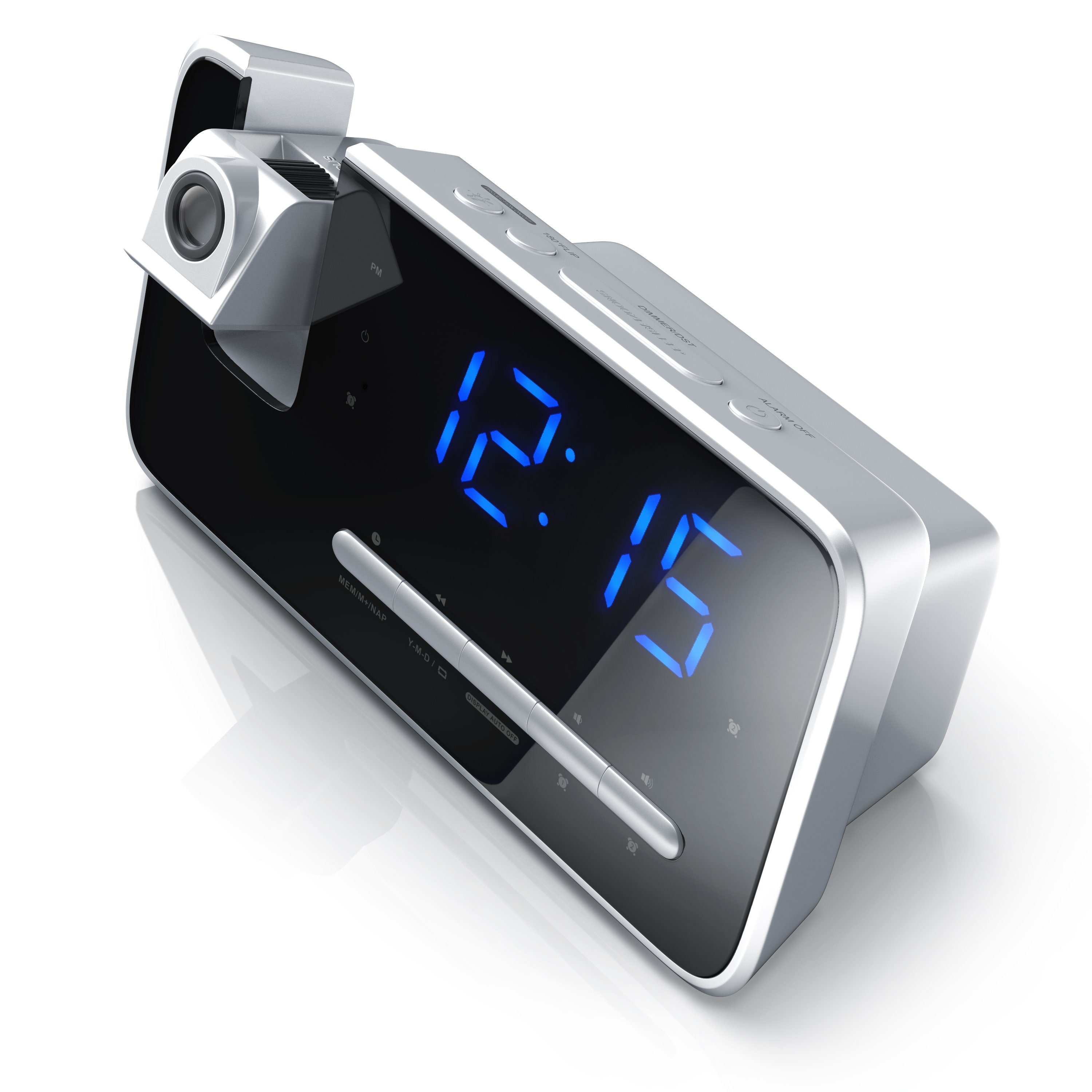 Brandson Radiowecker Radiowecker mit Projektion, 4,7" LED-Display Digitalwe günstig online kaufen