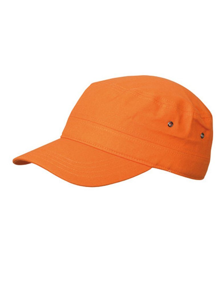 Cap im Baumwollcanvas Beach Orange Militar-Stil Cap robustem aus Myrtle Army Cuba-Cap Trendiges