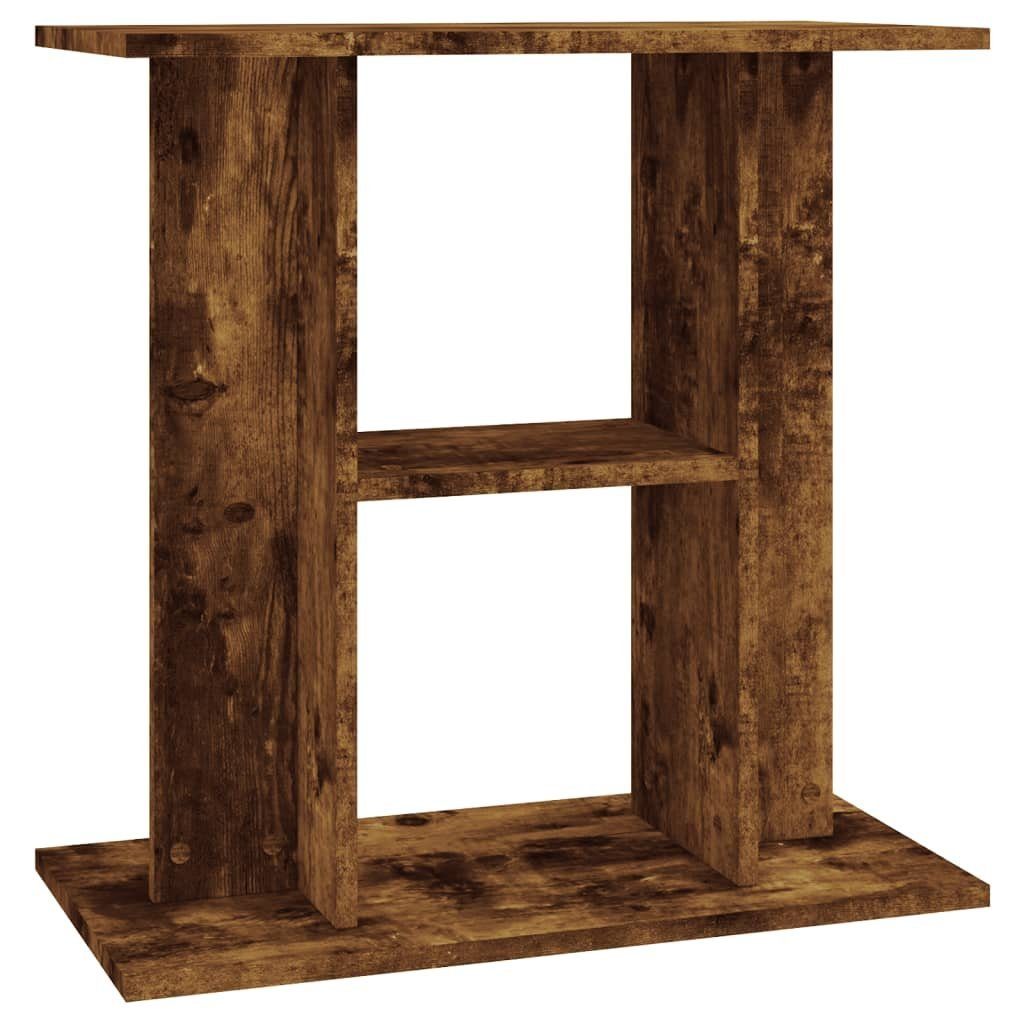 Aquariumunterschrank Aquariumständer Räuchereiche 60x30x60 cm Spanplatte Aquarium Unterstan