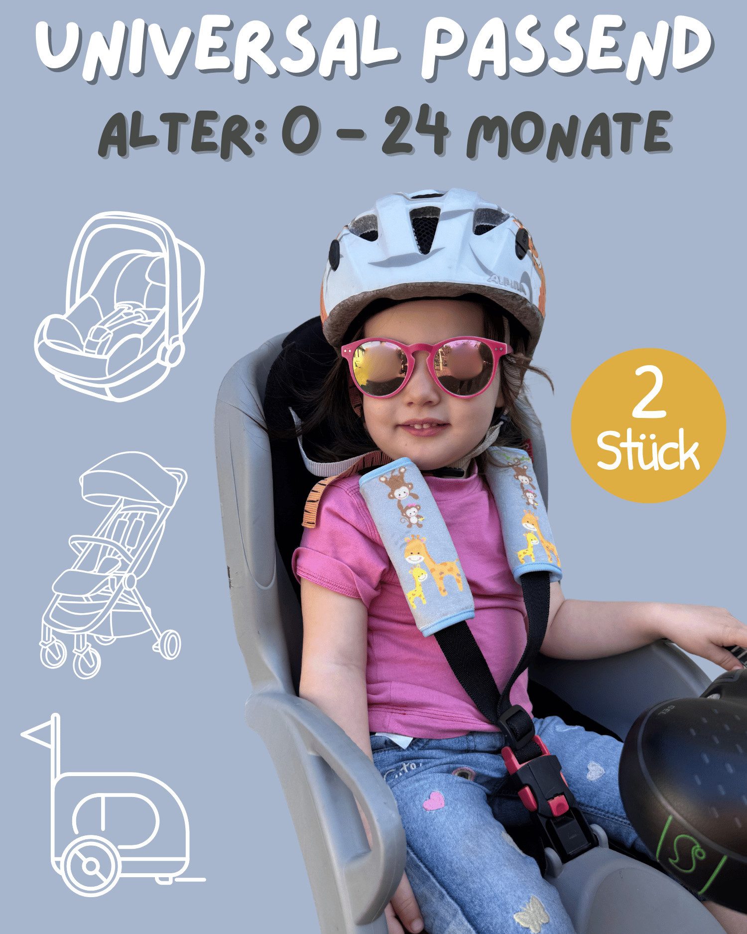 HECKBO Schlafkissen 2x Baby Kinderwagen Trageschale günstig online kaufen