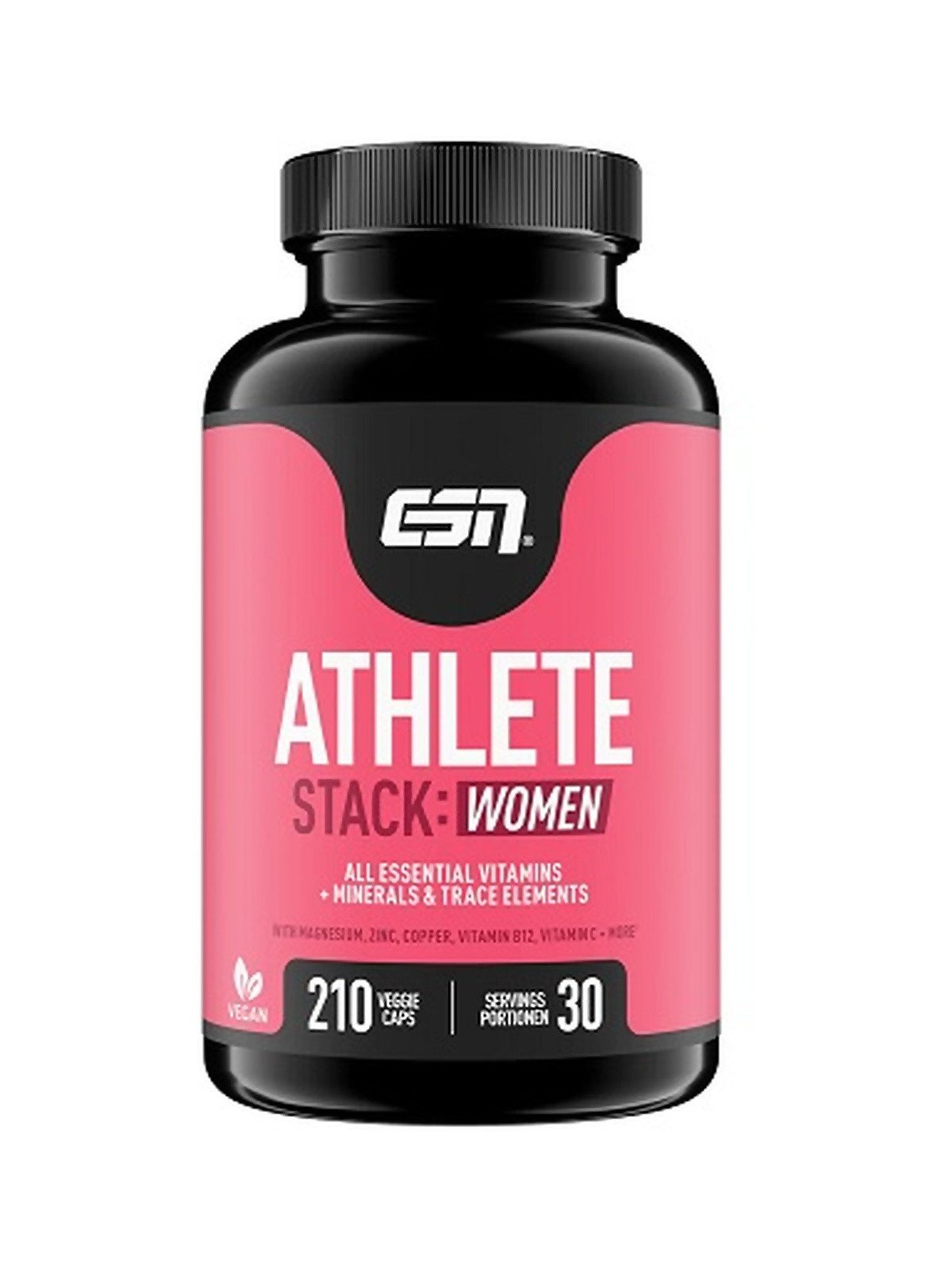 ESN Athlete Stack:WOMEN (210 Kapseln) Kapseln, 183 g