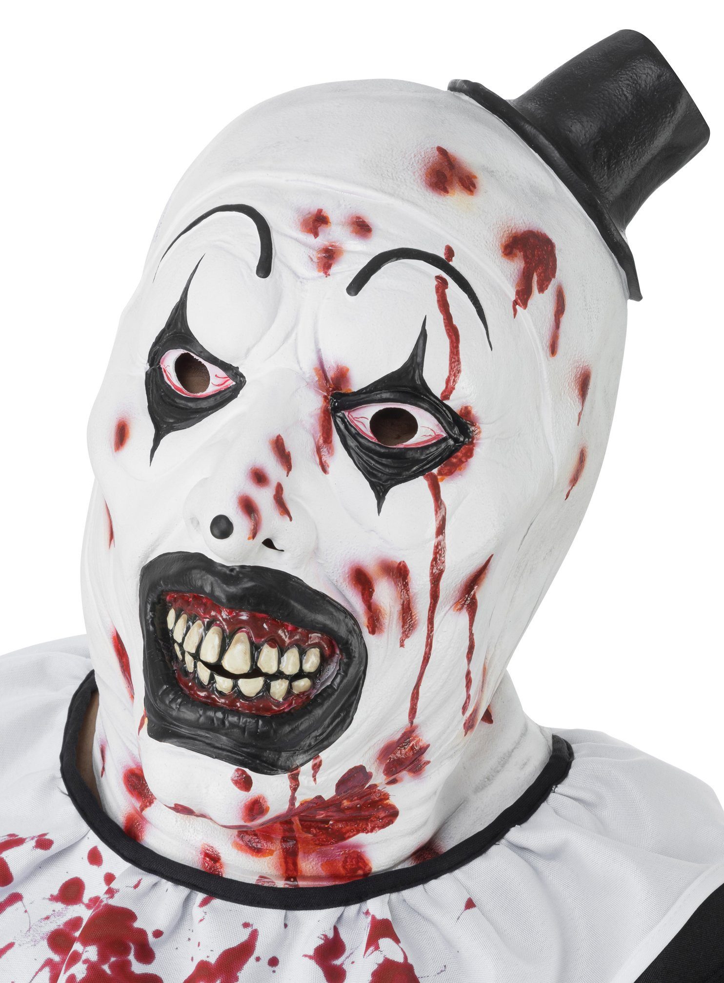 CHAKS Verkleidungsmaske Terrifier – Art the Clown Basic Maske aus Latex, Offiziell lizenzierte Maske des Horrorclowns in einer günstigeren Var