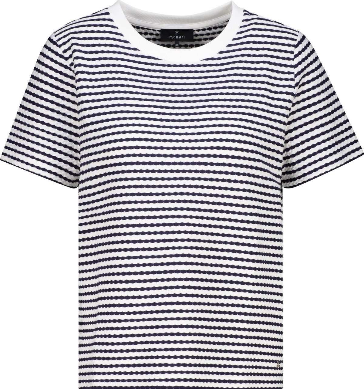 Rundhalsshirt Shirt Struktur