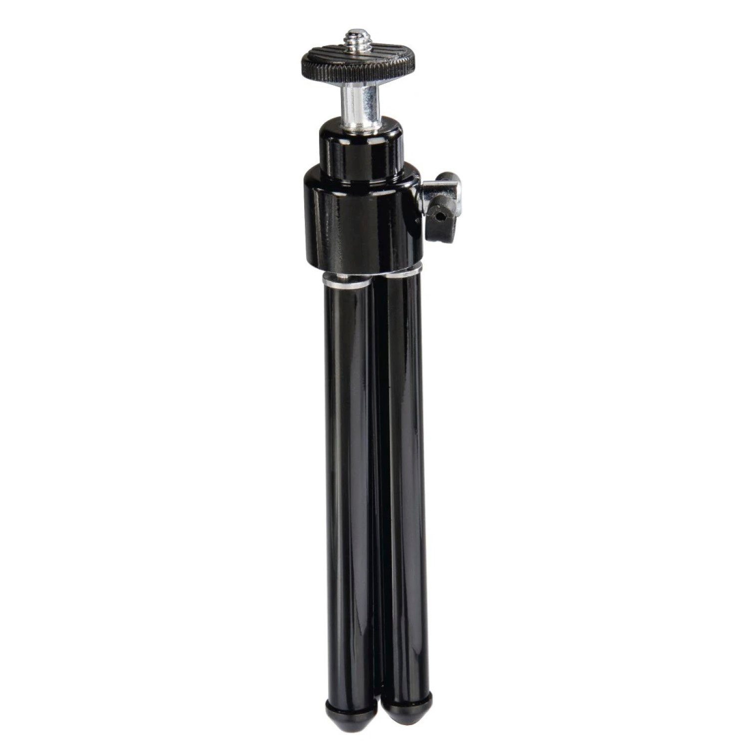 Hama Mini-Stativ Ball L Tripod 14-21cm Schwarz/Silber Kamerastativ (Dreibein Kugelkopf Tischstativ für Foto Kamera 3D 1/4" Zoll Gewinde) – Bild 4 von 5