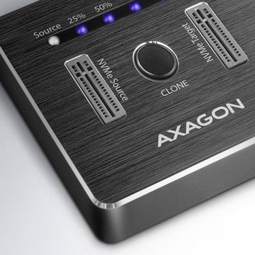 AXAGON Festplatten-Dockingstation CLONE DUAL SSD Docking Station, mit Clone-Funktion