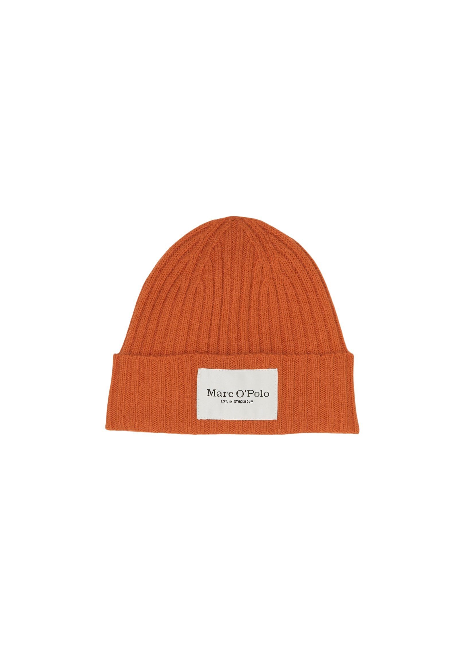 Schafwolle aus O'Polo reiner Beanie Marc rosa