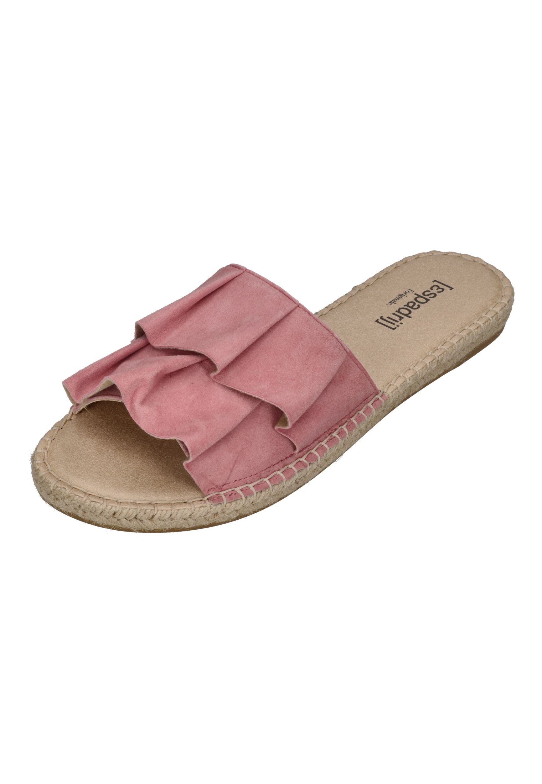 espadrij l´originale PLAGE VOLANT Pantolette Rose