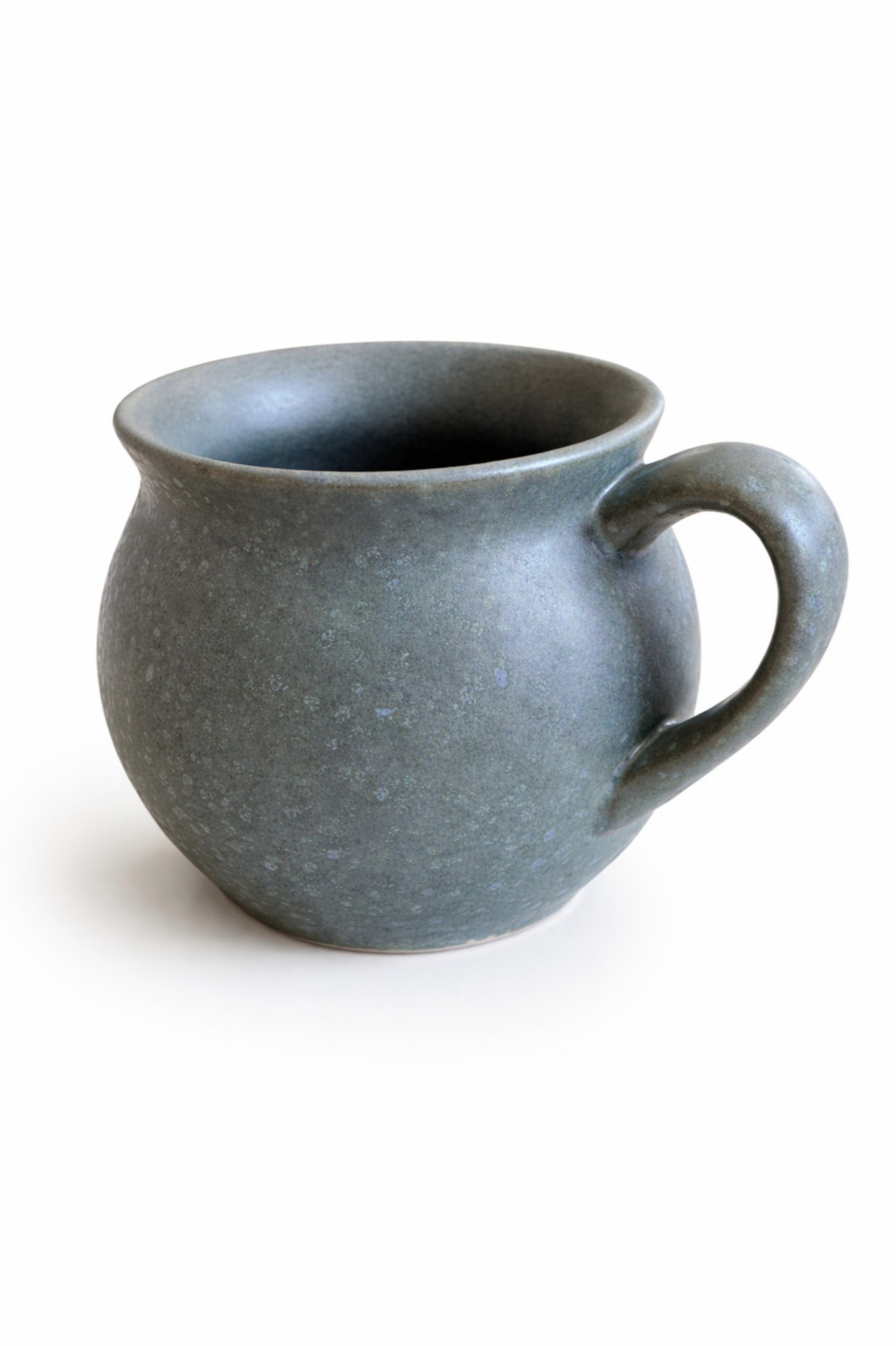 Bunzlauer Keramik Becher Bunzlauer Keramik 320 ml Kugelbecher, runder Böhmischer Becher ZIELON, Keramik