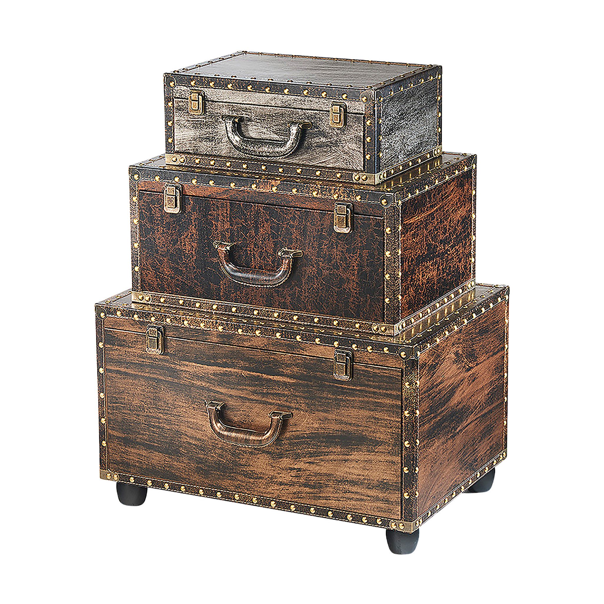 Kobolo Regal Kommode Kofferkommode VACAY aus MDF und PU