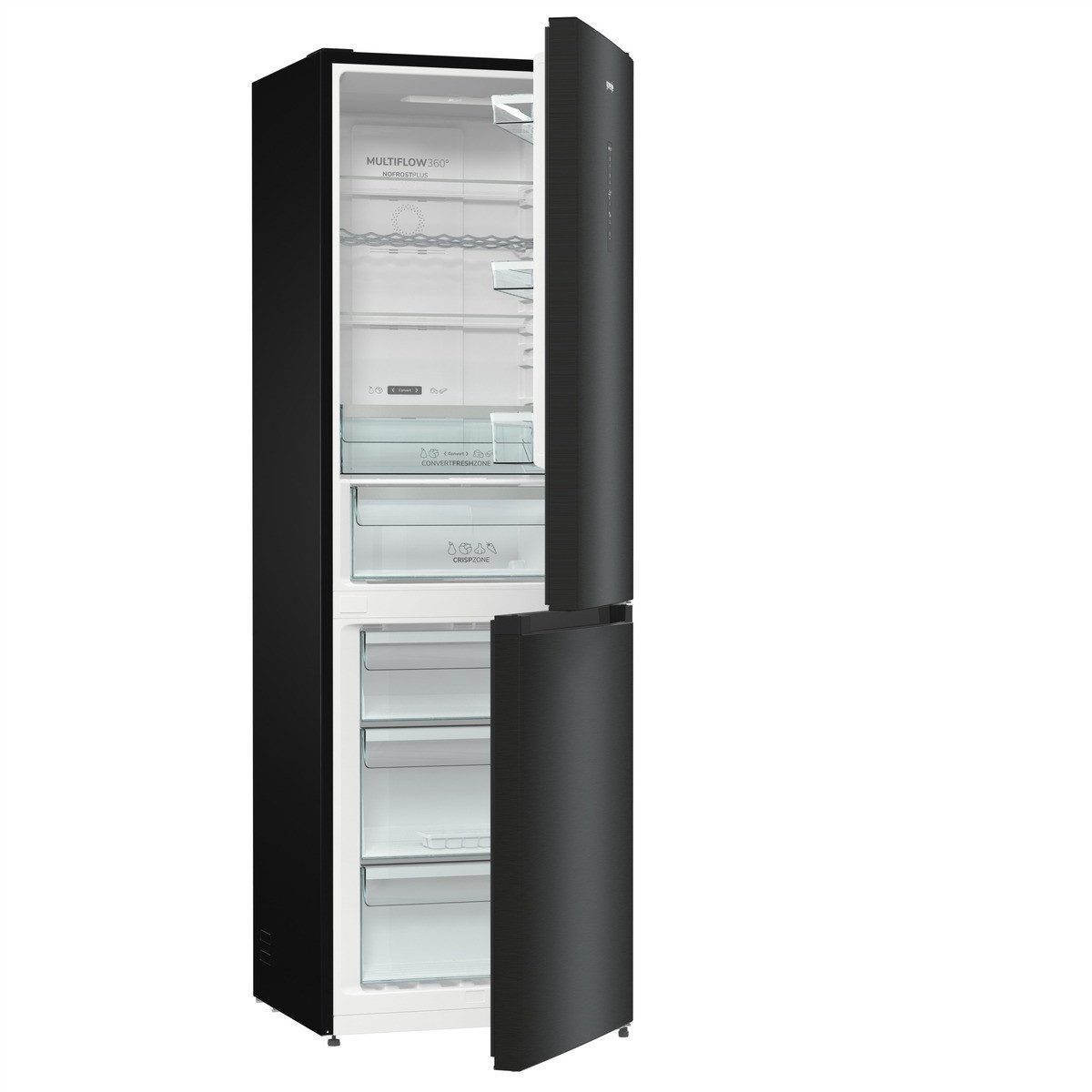 GORENJE Kühl-/Gefrierkombination NRK619C61BX4OT, 185 cm hoch, 60 cm breit, AdaptTech - des Gerät passt sich Ihren Bediengewohnheiten an