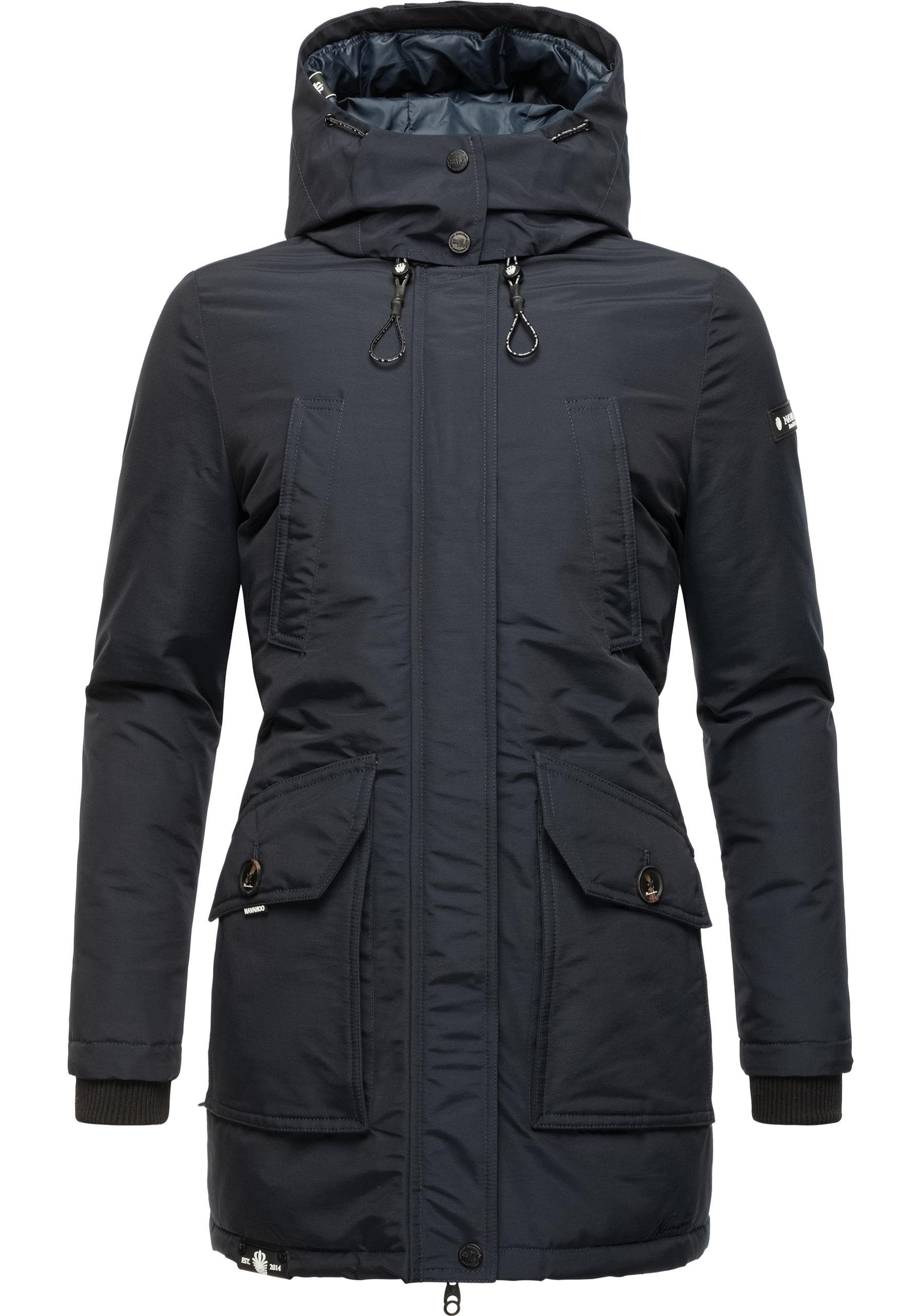 Navahoo Winterjacke Blizzardstorm Warm gefütterter Wintermantel mit Kapuze günstig online kaufen
