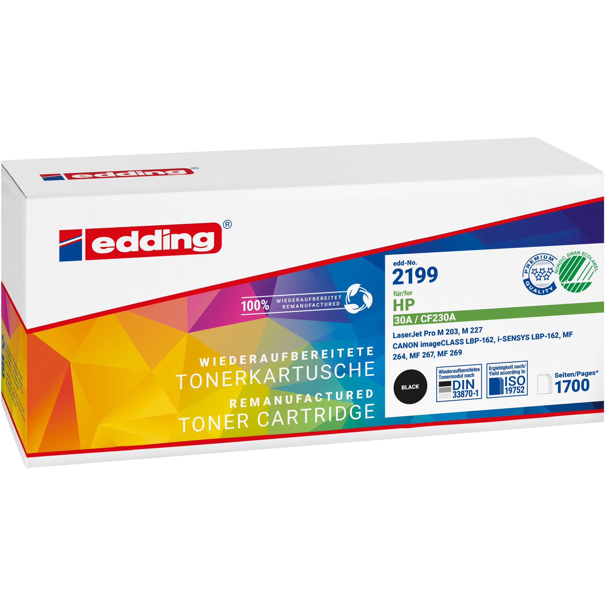 edding Tonerpatrone Toner 18-2199 wie HP CF230A schwarz