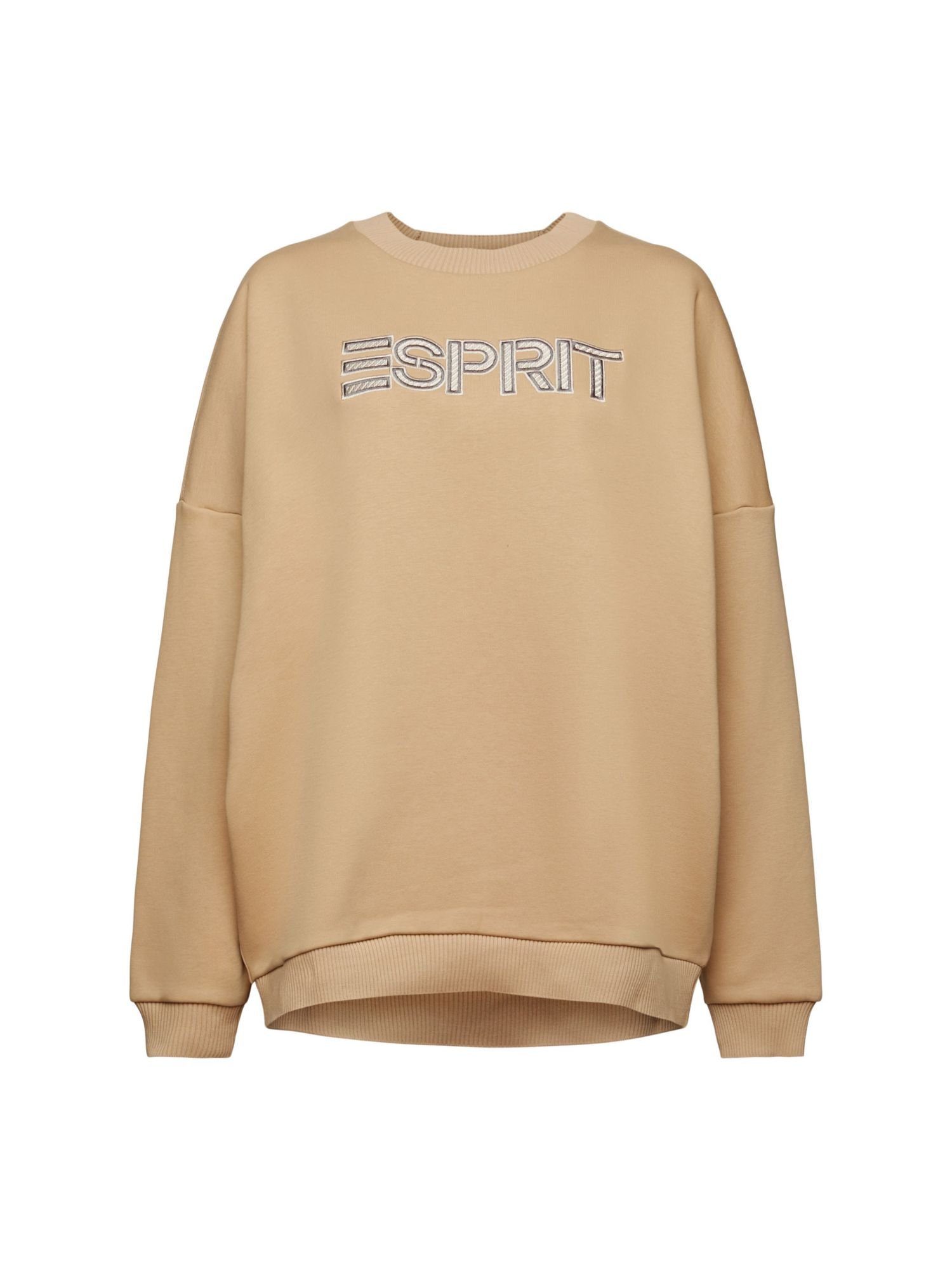 Esprit Sweatshirt Logo-Sweatshirt (1-tlg) Übergroßes