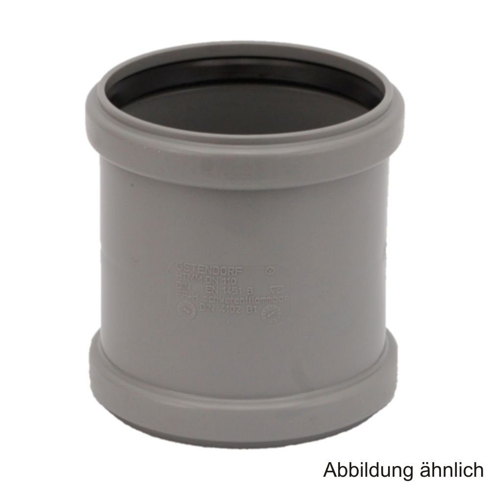 Ostendorf Kunststoffe Wasserrohr HT-Überschiebmuffe, DN 50