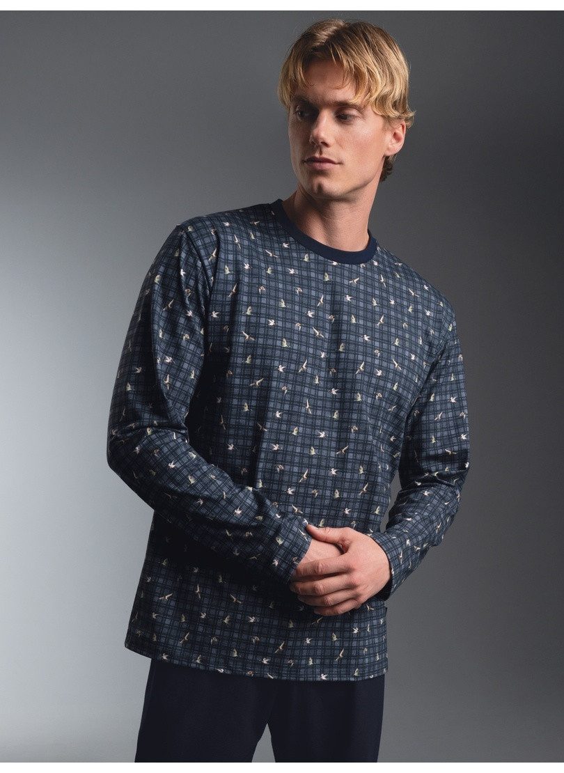 Trigema Schlafanzug TRIGEMA Pyjama Oberteil mit Entenmuster (1 tlg)