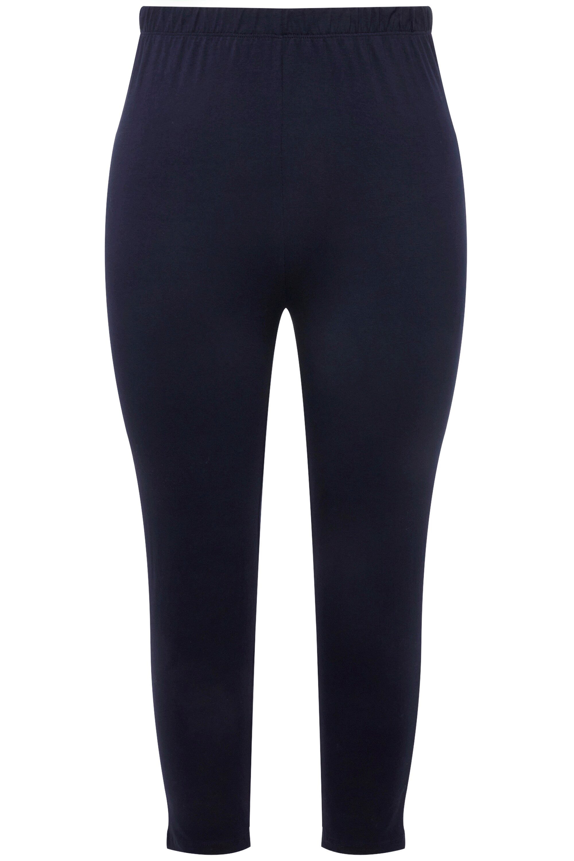 Ulla Popken Funktionshose 7/8-Leggings elastischer Bund günstig online kaufen