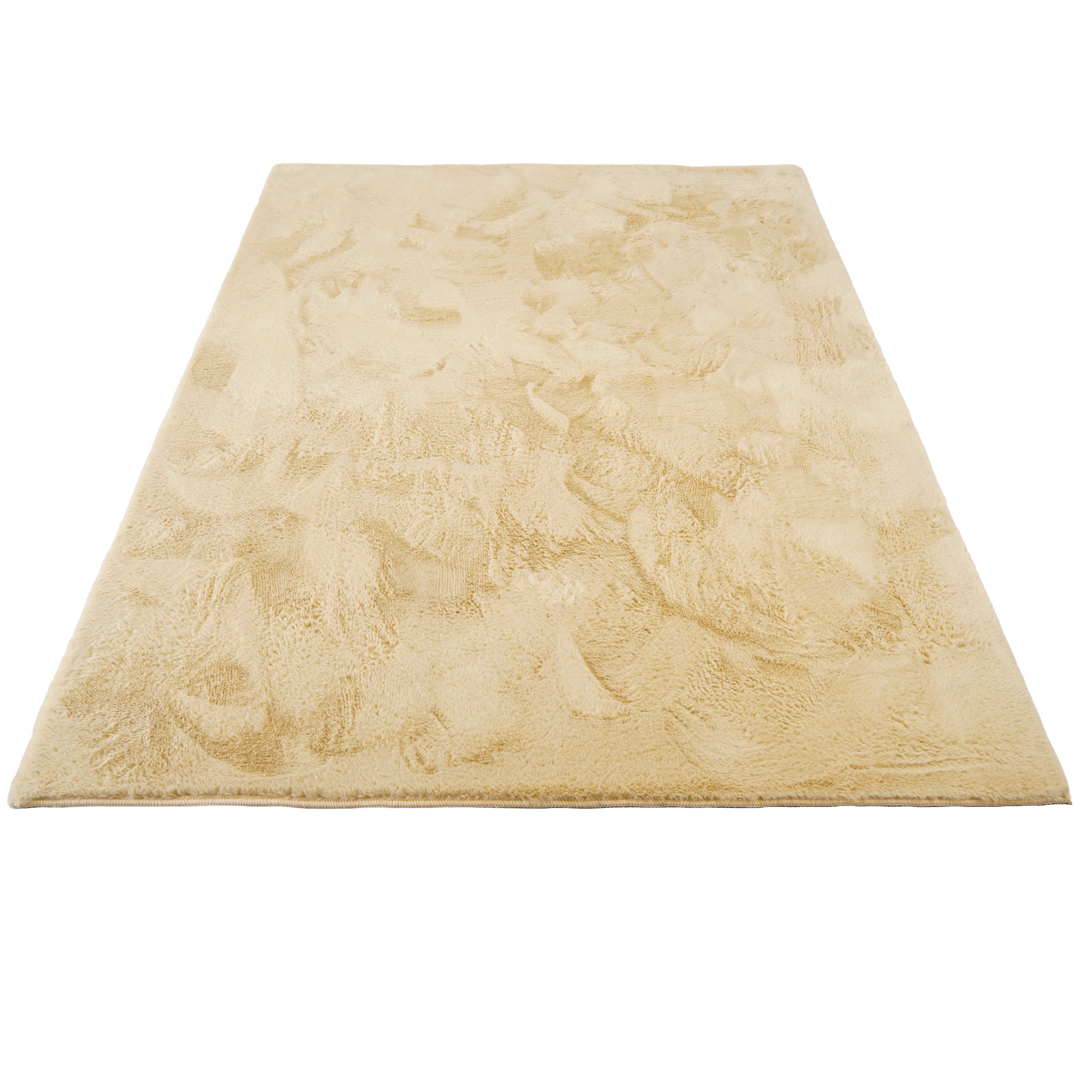 Consilio Concept Fellteppich Teppich Hasenfell Imitat COZY Fell Hochflor rechteckig Höhe: 22 mm