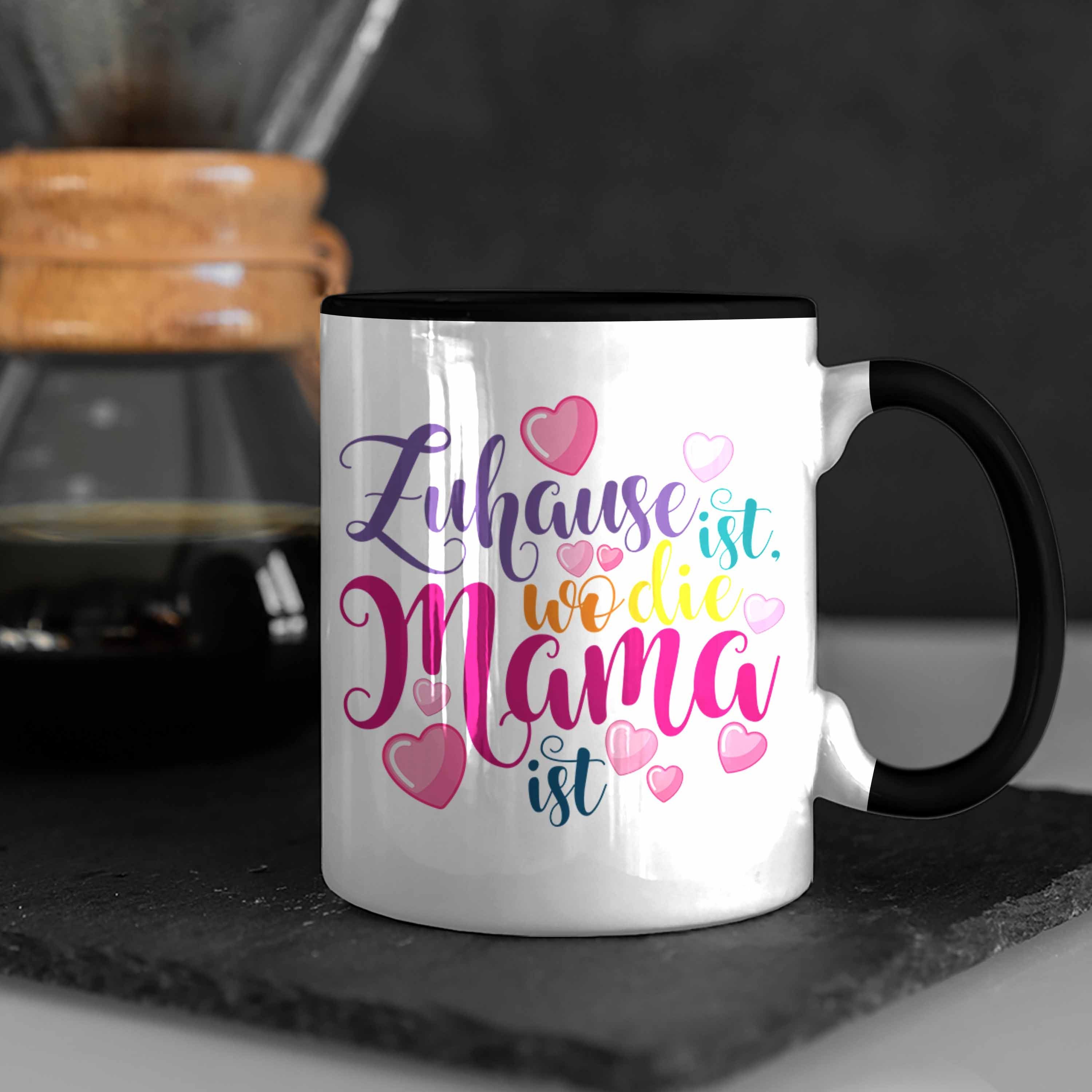 Mama Mama Tasse Geschenk Ist Die Ist Trendation Trendation Mama Spruch Beste - Zuhause Schwarz Geschenkidee Tasse Muttertag Wo