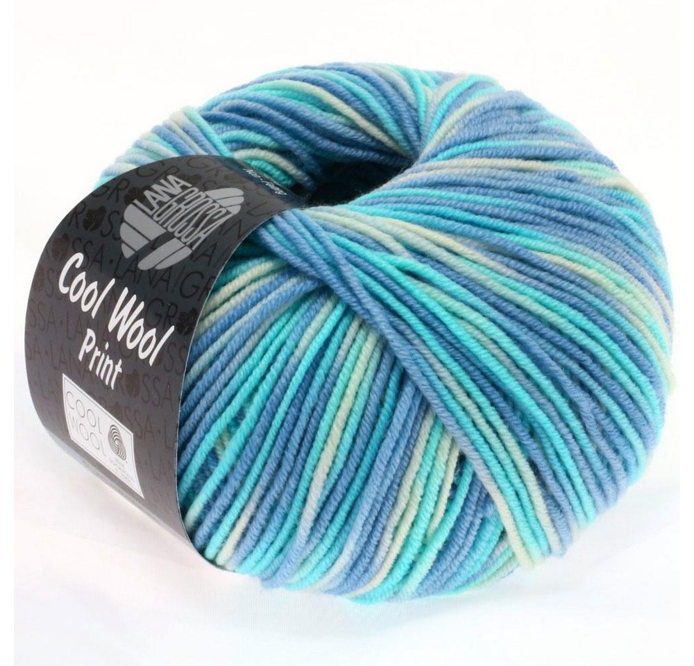 LANA GROSSA Cool Wool Print Häkelwolle, 160 m