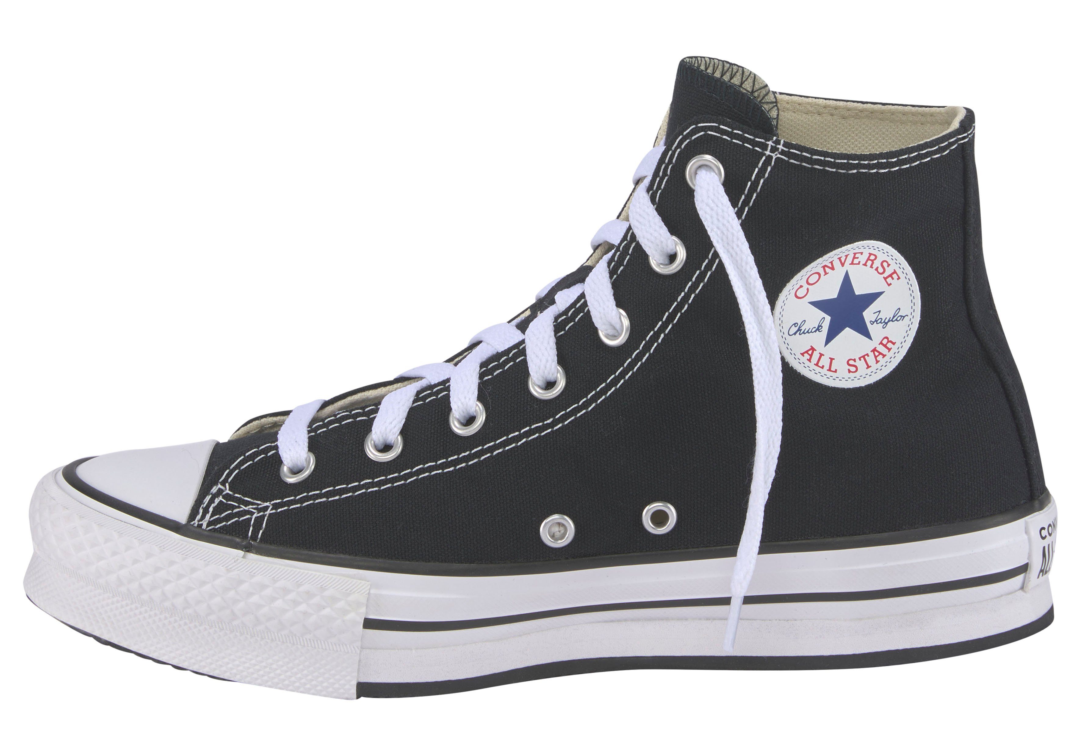 EVA TAYLOR CANV LIFT CHUCK ALL STAR Sneaker schwarz-weiß Converse