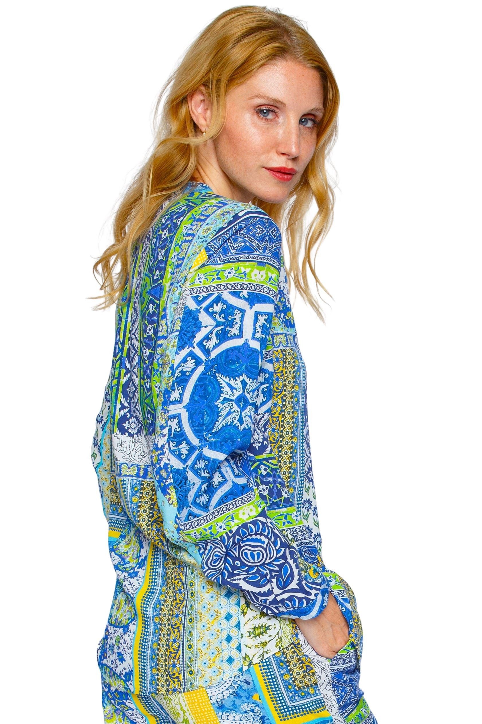 Emily Van Den Bergh Schlupfbluse Damenbluse 8241