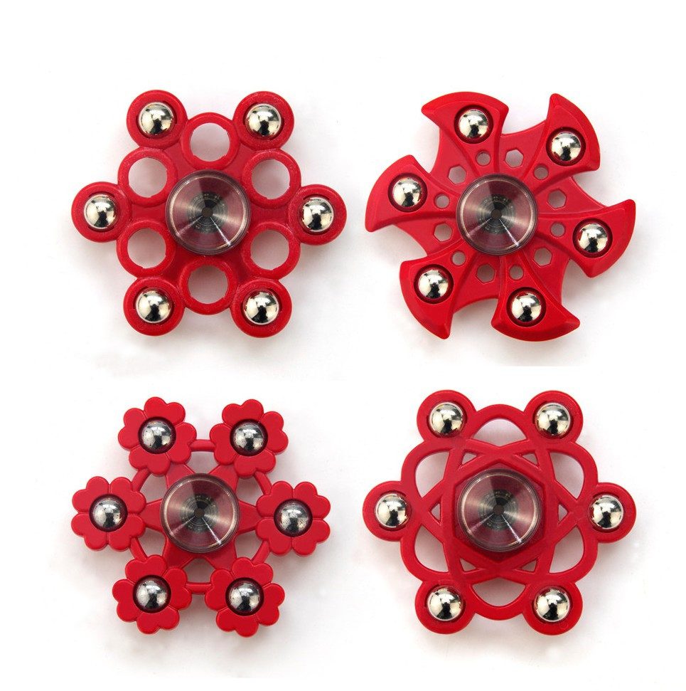 Fidget Spinner Fidget Spinner Finger Fidget Spinner mit 6 Metallkugeln, 4er Set