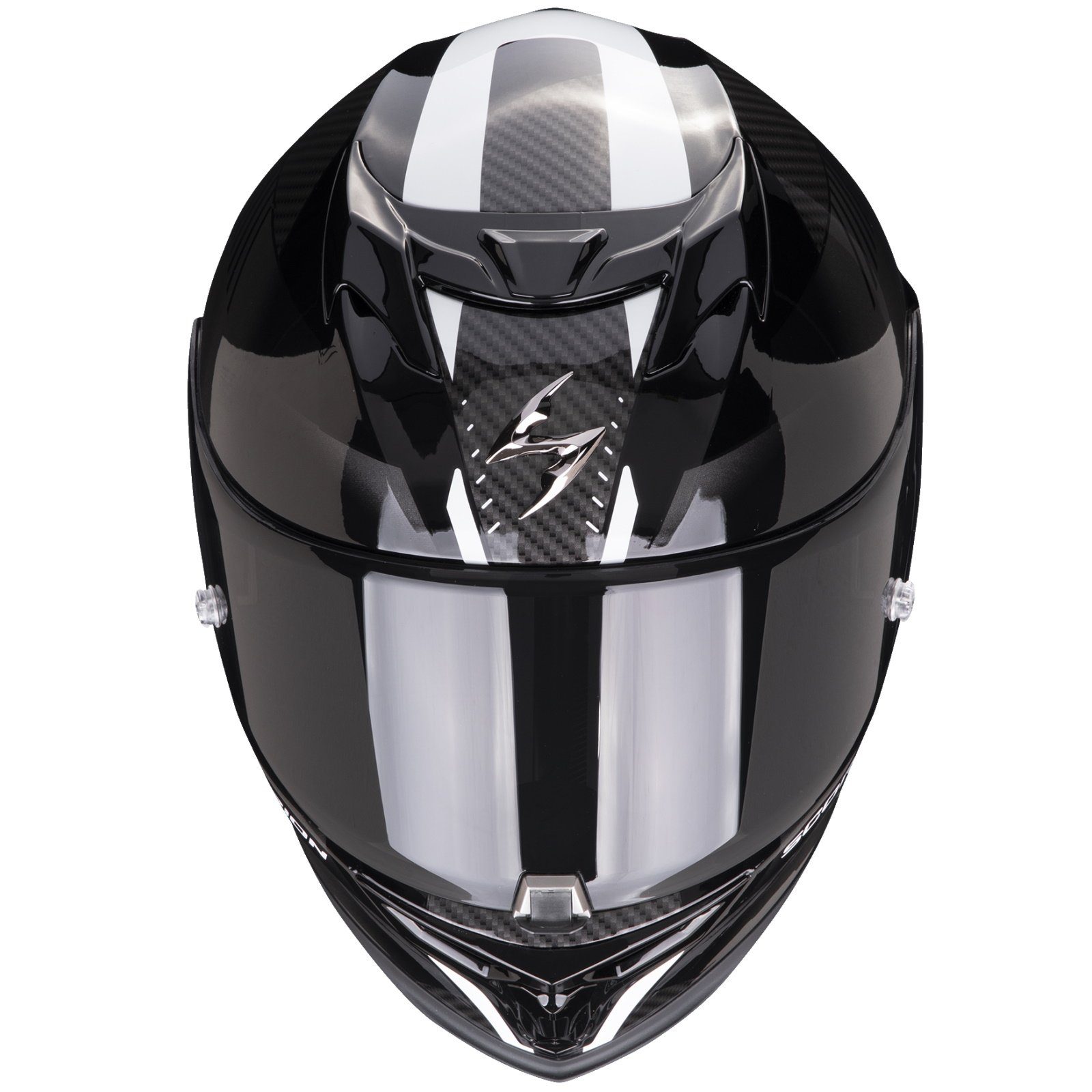 Scorpion Exo Motorradhelm Scorpion Exo-520 Evo Air Laten Integralhelm Schwarz / Weiss XS (1er Set), integralhelm motorrad