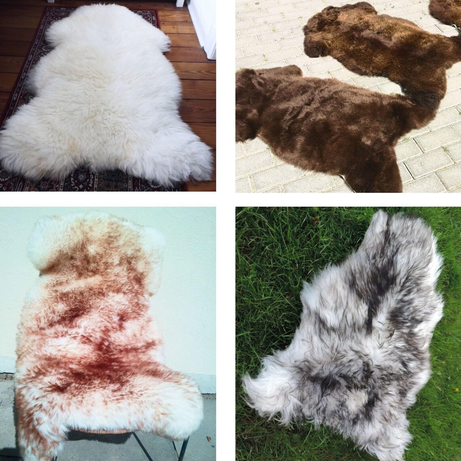 Provellus Fellteppich Natur Schaffell Lammfell S–XXXL verschiedene Farben, günstig online kaufen