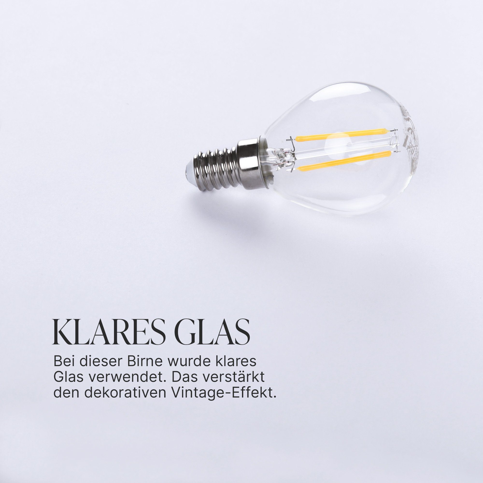 Glühbirne, 77202 E14, St., Retrolicht 2700K Warmweiß Glühlampe Warmweiß, LED-Birne Bestlivings LED-Leuchtmittel 3