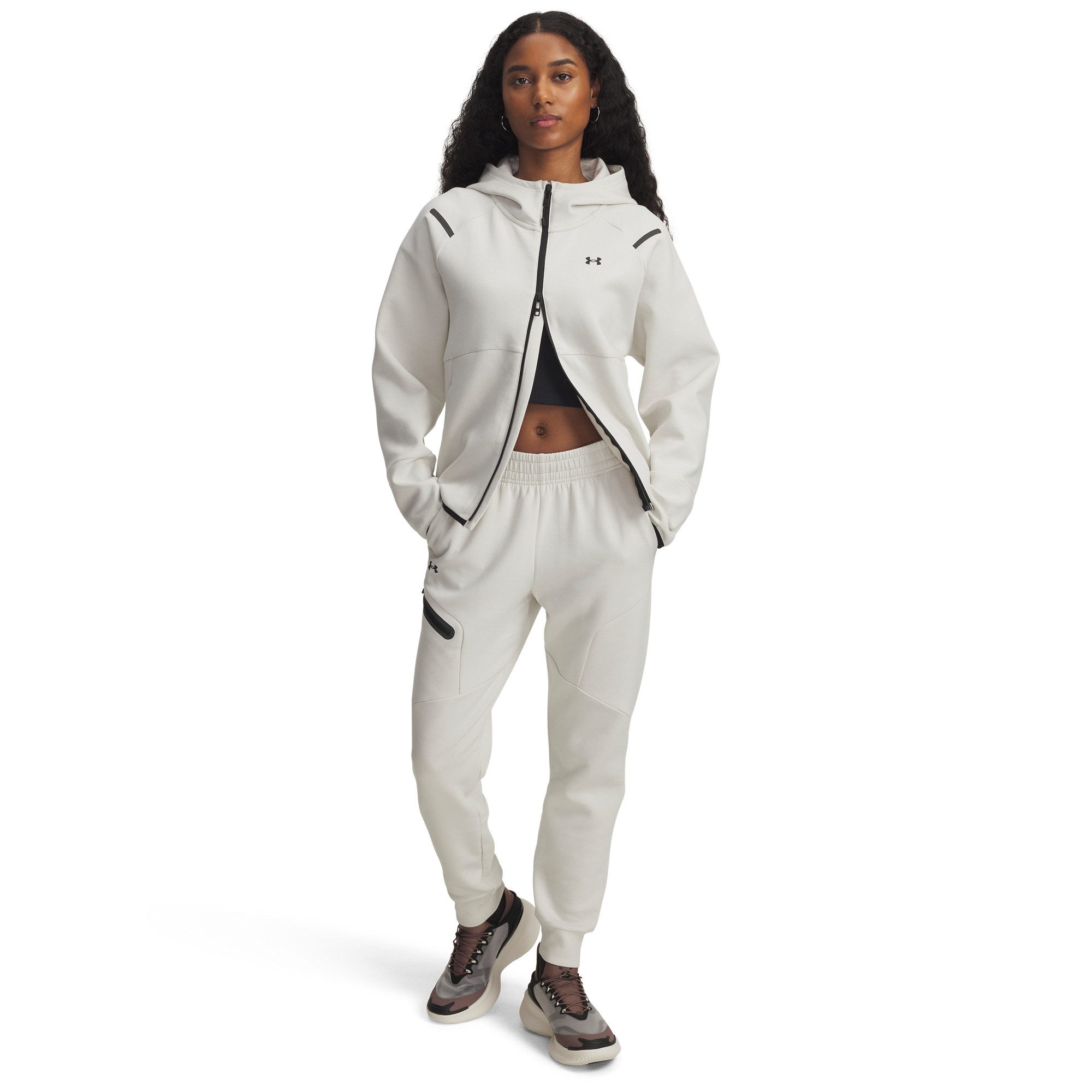 Under Armour® Trainingsjacke Under Armour Damen Fleecejacke Unstoppable Flc FZ 1379842
