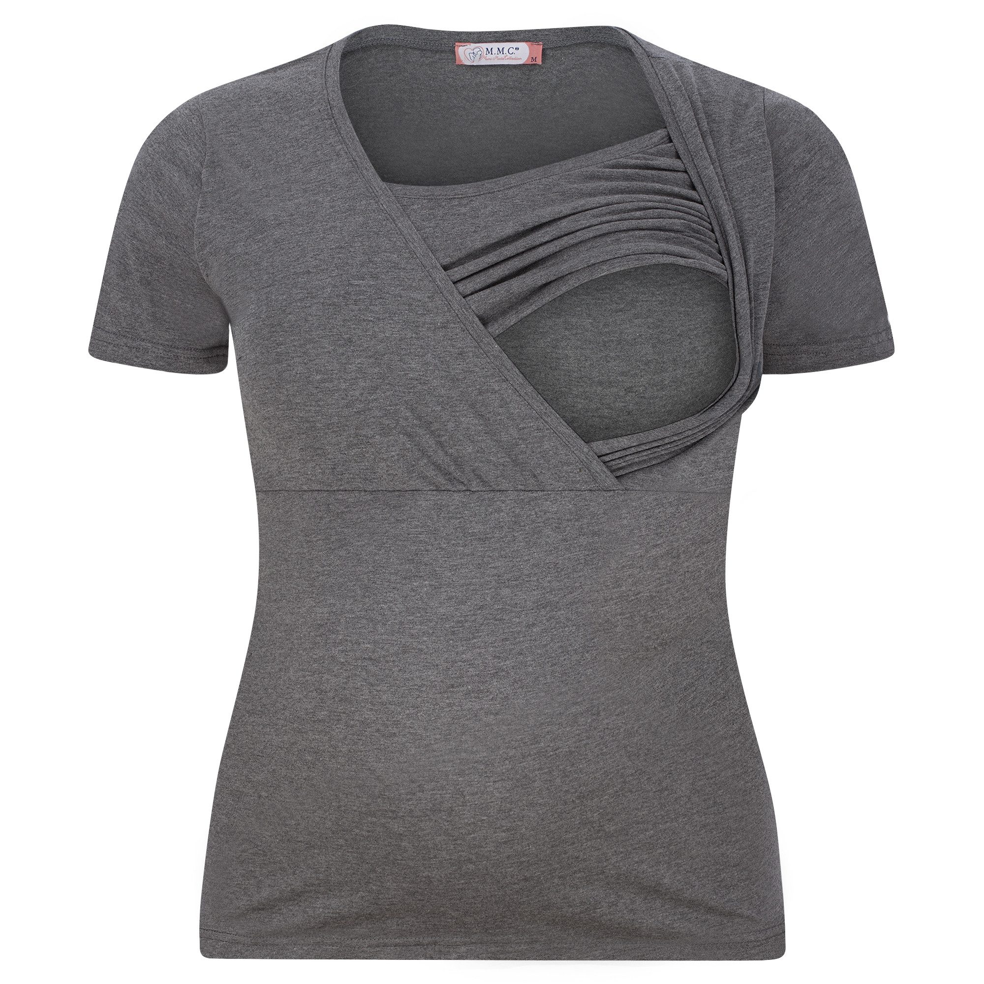 M.M.C. Stillshirt Stillmode Umstandsshirt 3er Set Umstandsmode (3-tlg) Schwangerschaftsshirt