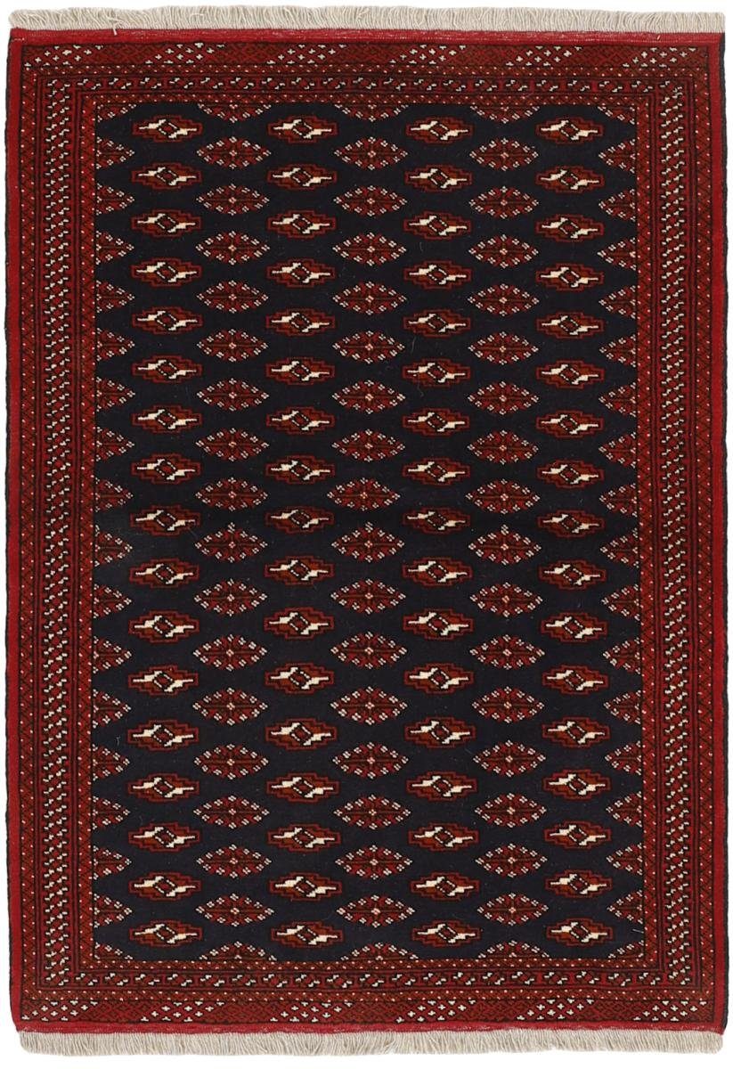 Orientteppich Turkaman 106x143 Handgeknüpfter Orientteppich / Perserteppich, Nain Trading, rechteckig, Höhe: 6 mm