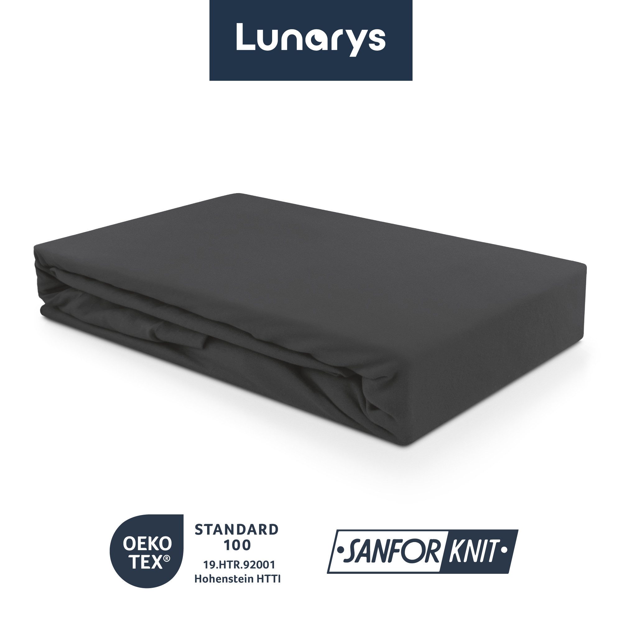 Lunarys Spannbettlaken SleepRoyal, Jersey-Elasthan, Gummizug: rundum, günstig online kaufen