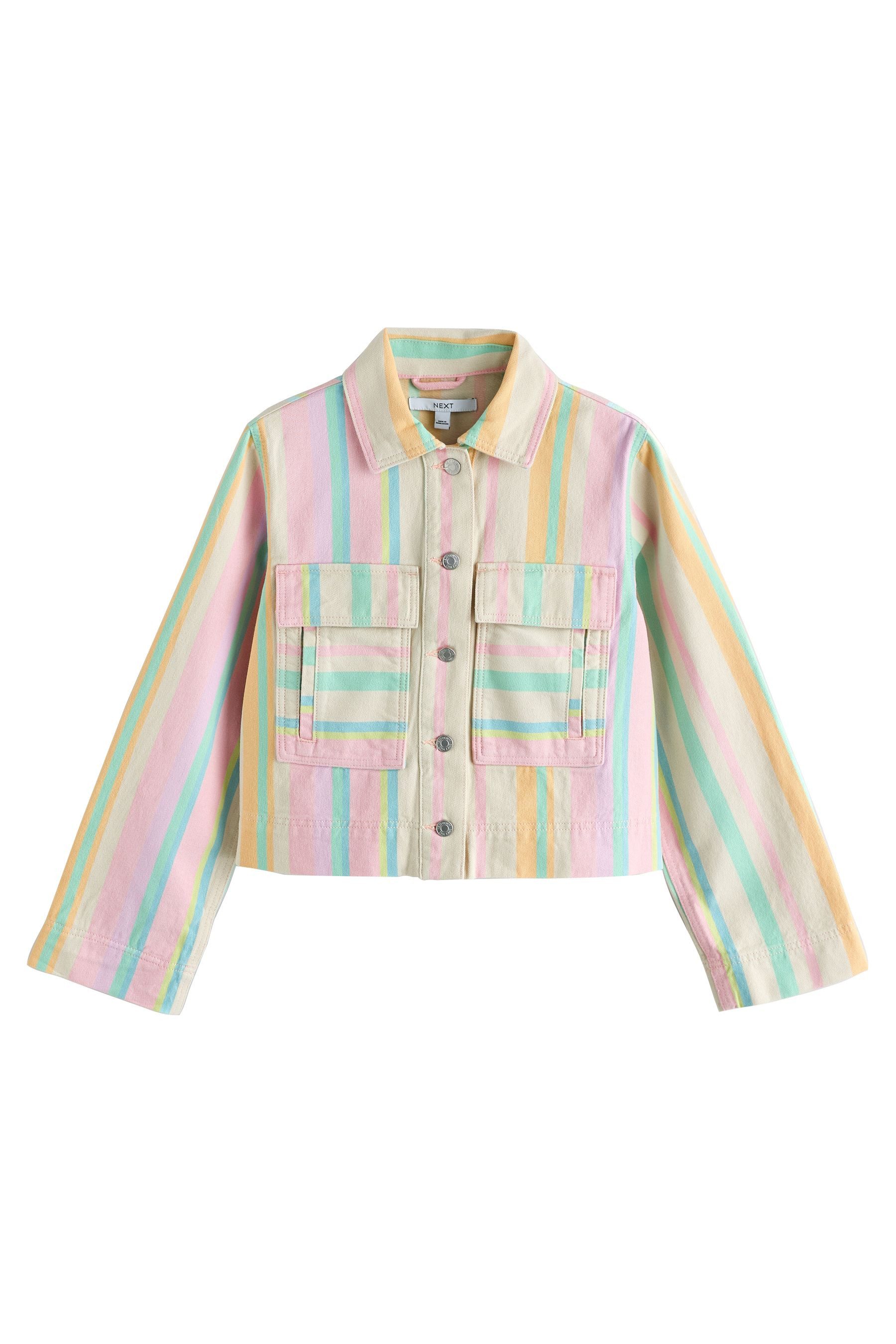 Next Hemdjacke Jacke mit 2 Taschen aus Baumwolle (1-St)