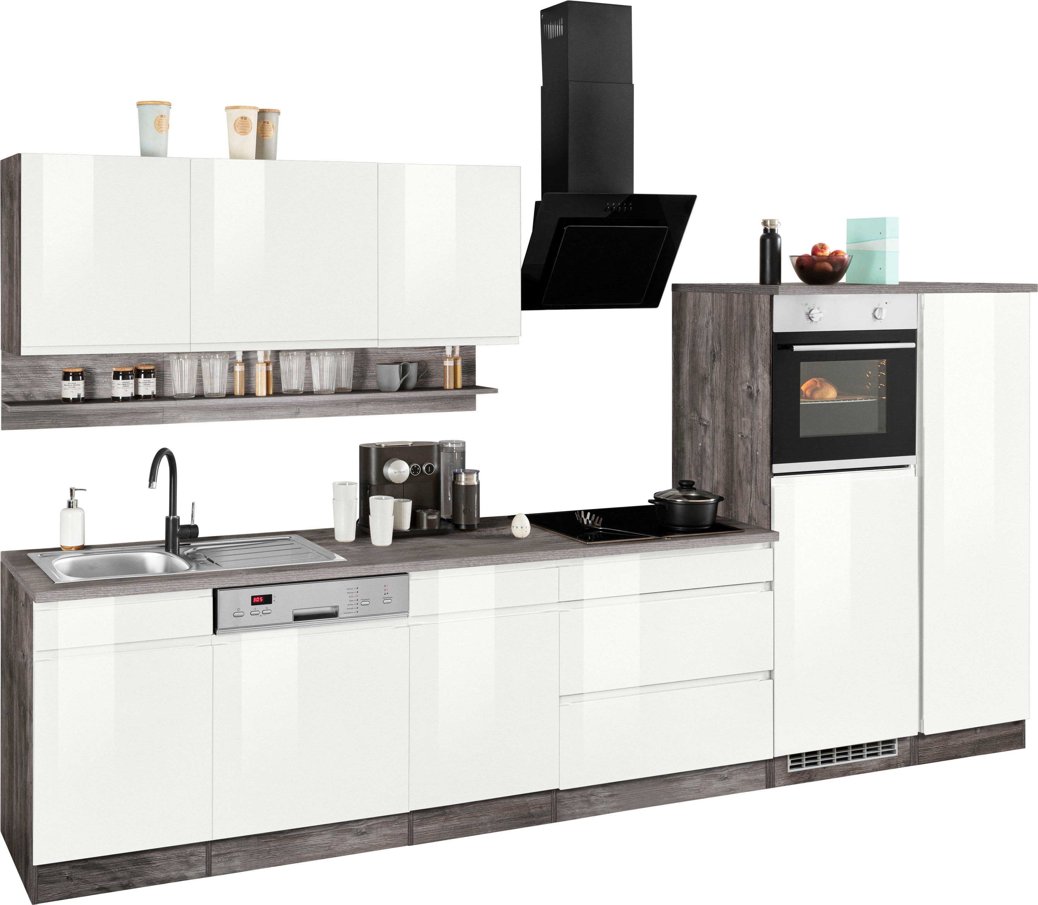 KOCHSTATION Küchenzeile KS-Virginia, Breite 350 cm, günstig online kaufen