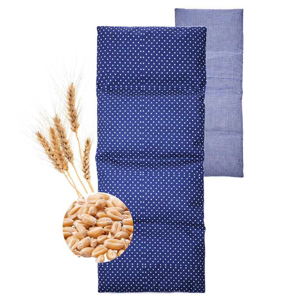 IEA Medical Wärmekissen Weizenkörnerkissen, (1-tlg), für Mikrowelle, Körnerkissen Nacken, Schulter, Rücken, 50 x 20cm