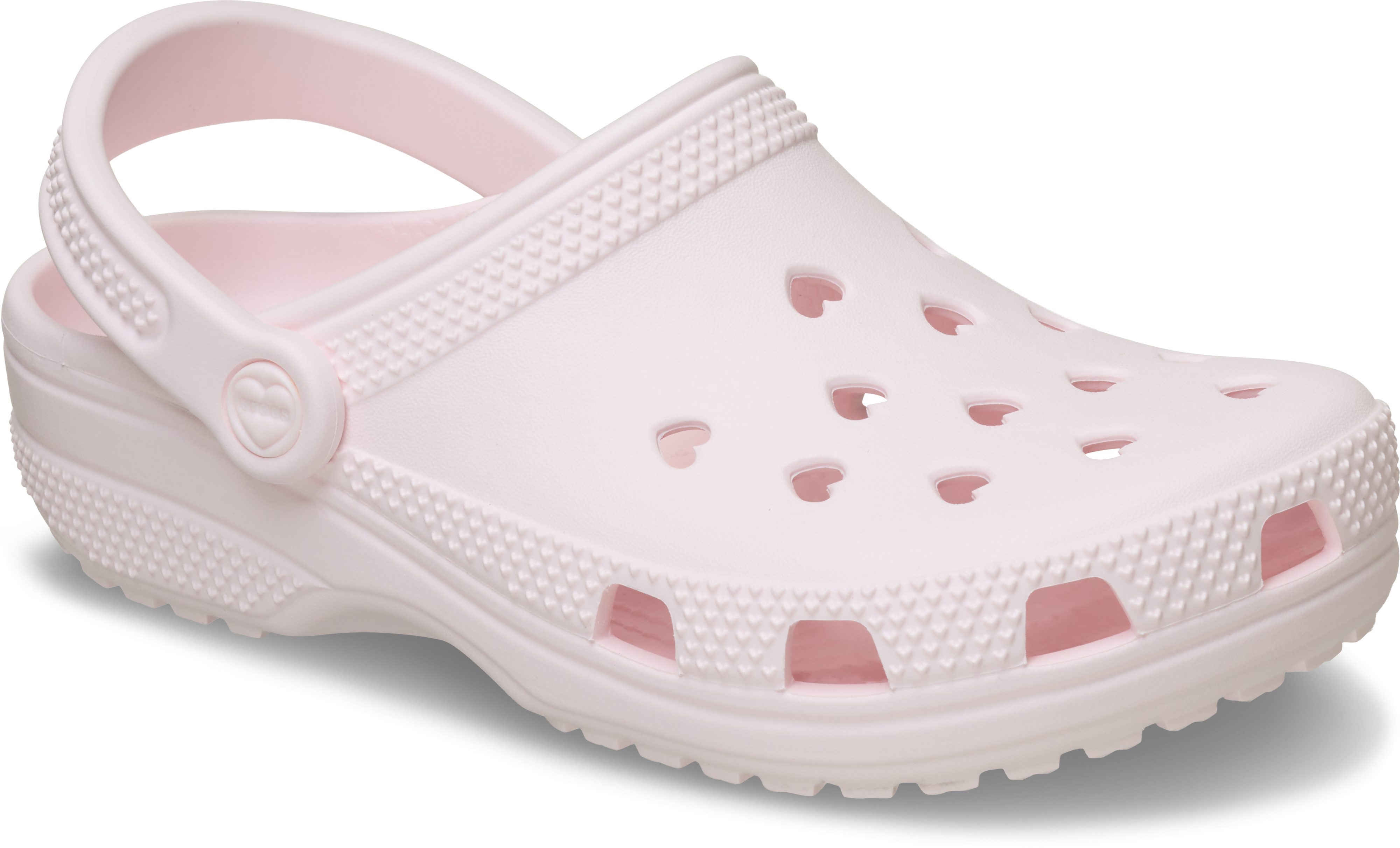 Crocs Classic Hearts Cut Out Clog Clog Hausschuh, Schlupfschuh, Sommerschuh mit Cut-Outs