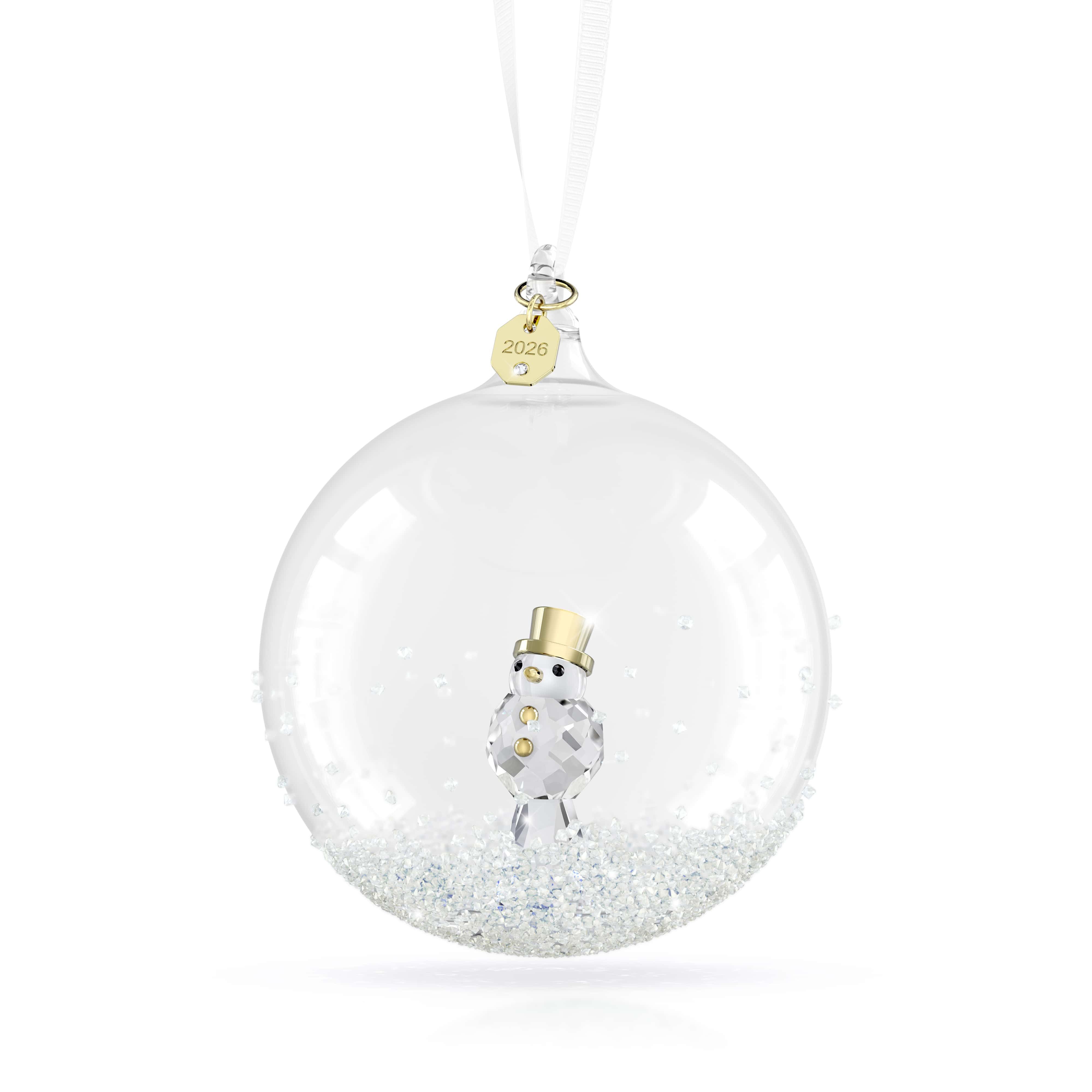 Swarovski Dekohänger Kristallfigur Sammelfigur Jahresausgabe Weihnachtskugel (1 St), Swarovski® Kristall