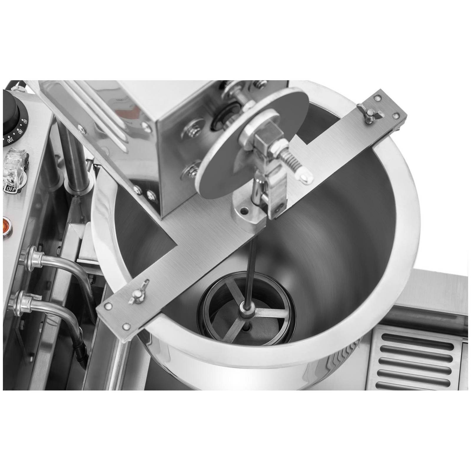 Royal Catering Donut-Maker 10 L Donut Maschine 450 Donuts/h Donutmaschine Profi Vollautomatisch, 3000 W