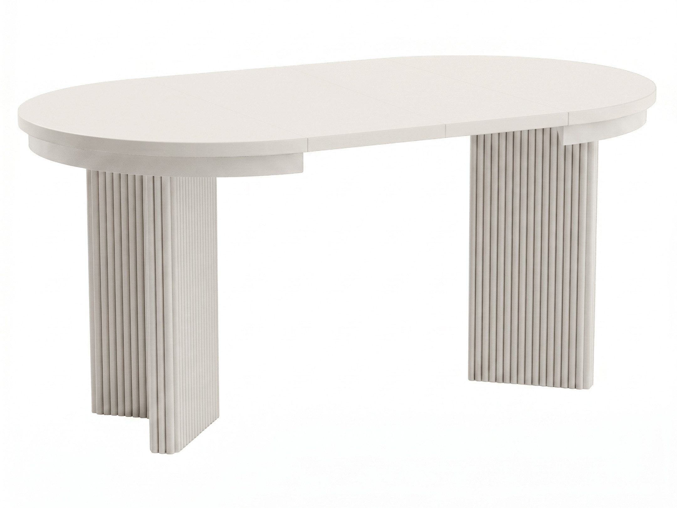 Beautysofa Esstisch PRESTIGE runder Design-Tisch ausziehbar Ø 100–180 cm oder Ø 120–200 cm (Metallbeinen, hitze- und verfärbung beständig), verschiedene Farben – Bild 5 von 5