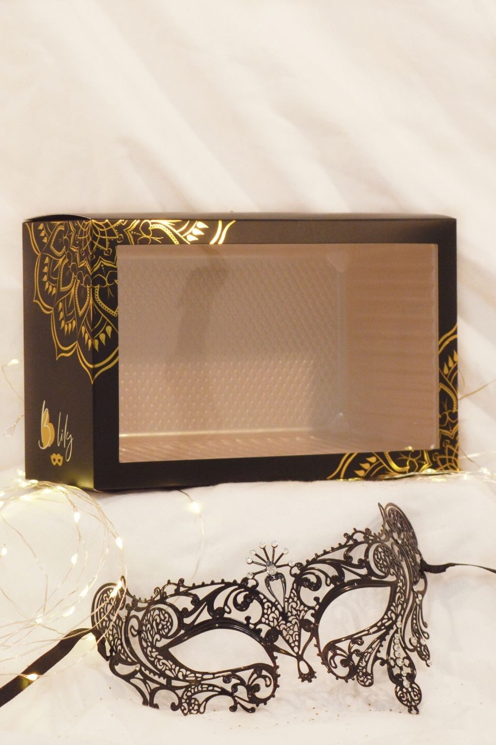 Be Lily Accessoires Verkleidungsmaske, venezianische Maske in schwarz - One günstig online kaufen