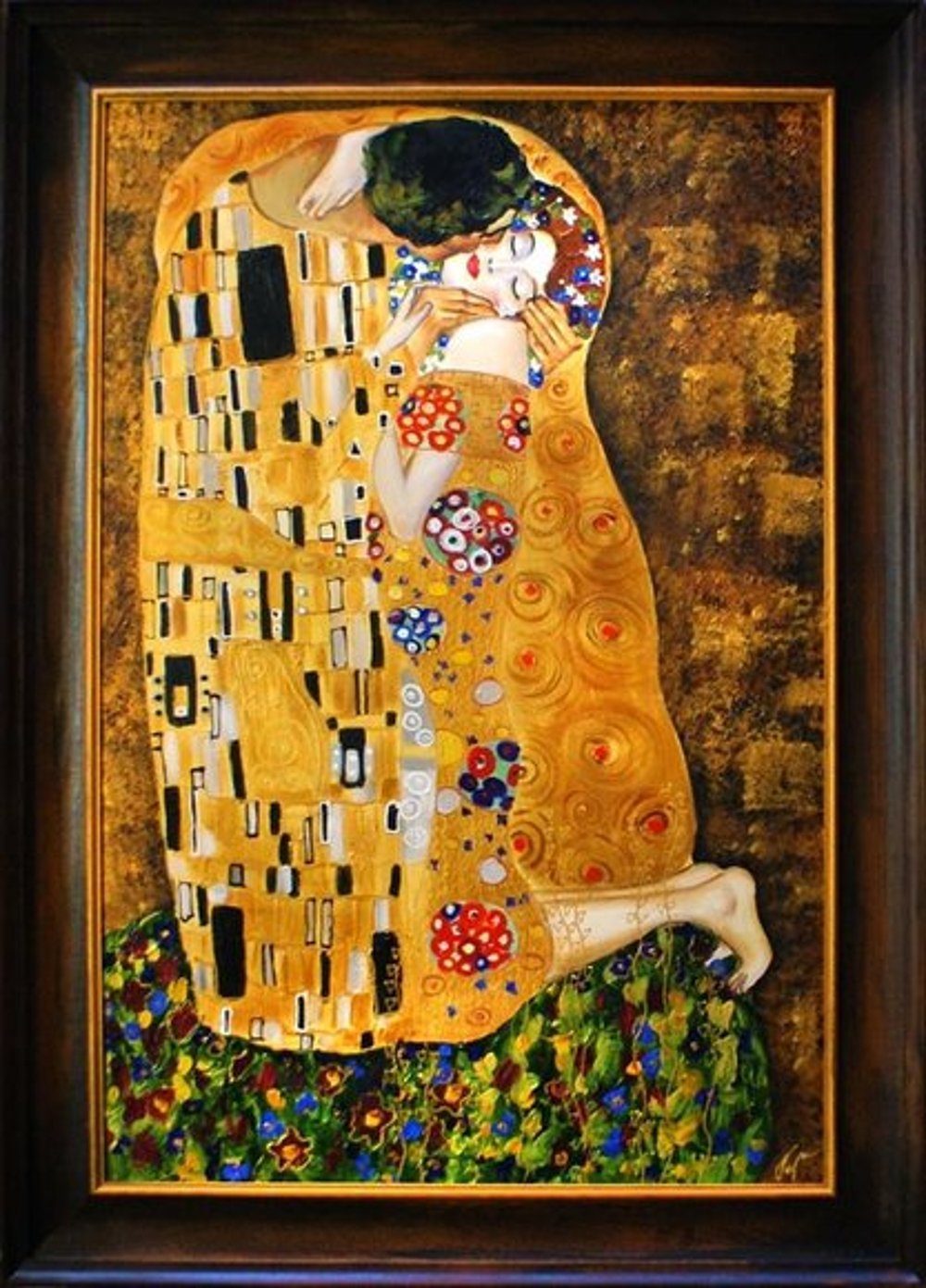 ein Bild Gustav jedes Gemälde JVmoebel Klimt handgearbeitet »G15704«, Unikat,