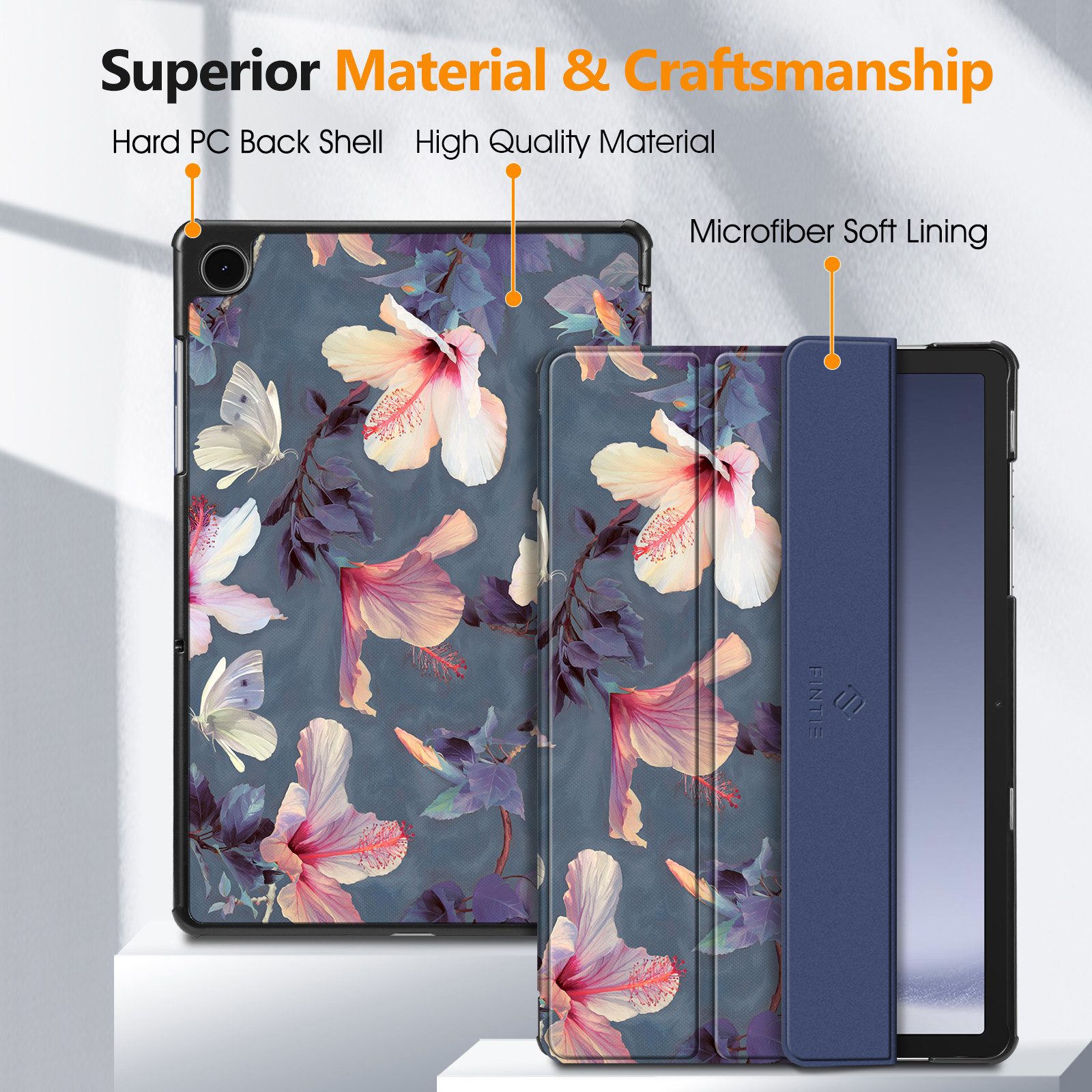 Fintie Tablet-Hülle für Samsung Galaxy Tab A11+ /A9+ Plus 11 Zoll (2025/2023) 11 Zoll, Dünne Kunstleder Case für Tab A11+/A9+ SM-X230/X236B/X210/X216/X218 – Bild 3 von 5