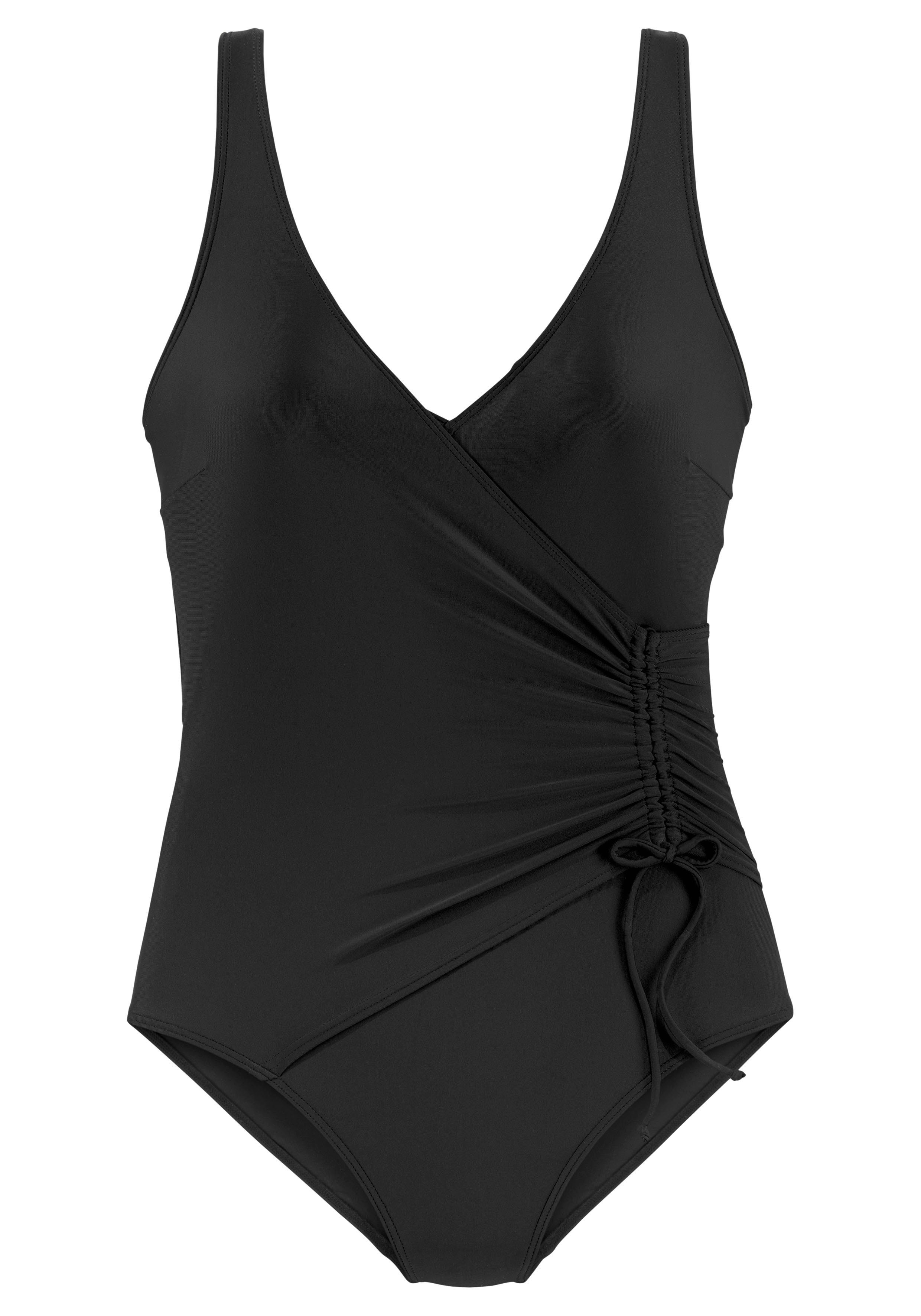 LASCANA Badeanzug Cillo mit edler Raffung günstig online kaufen
