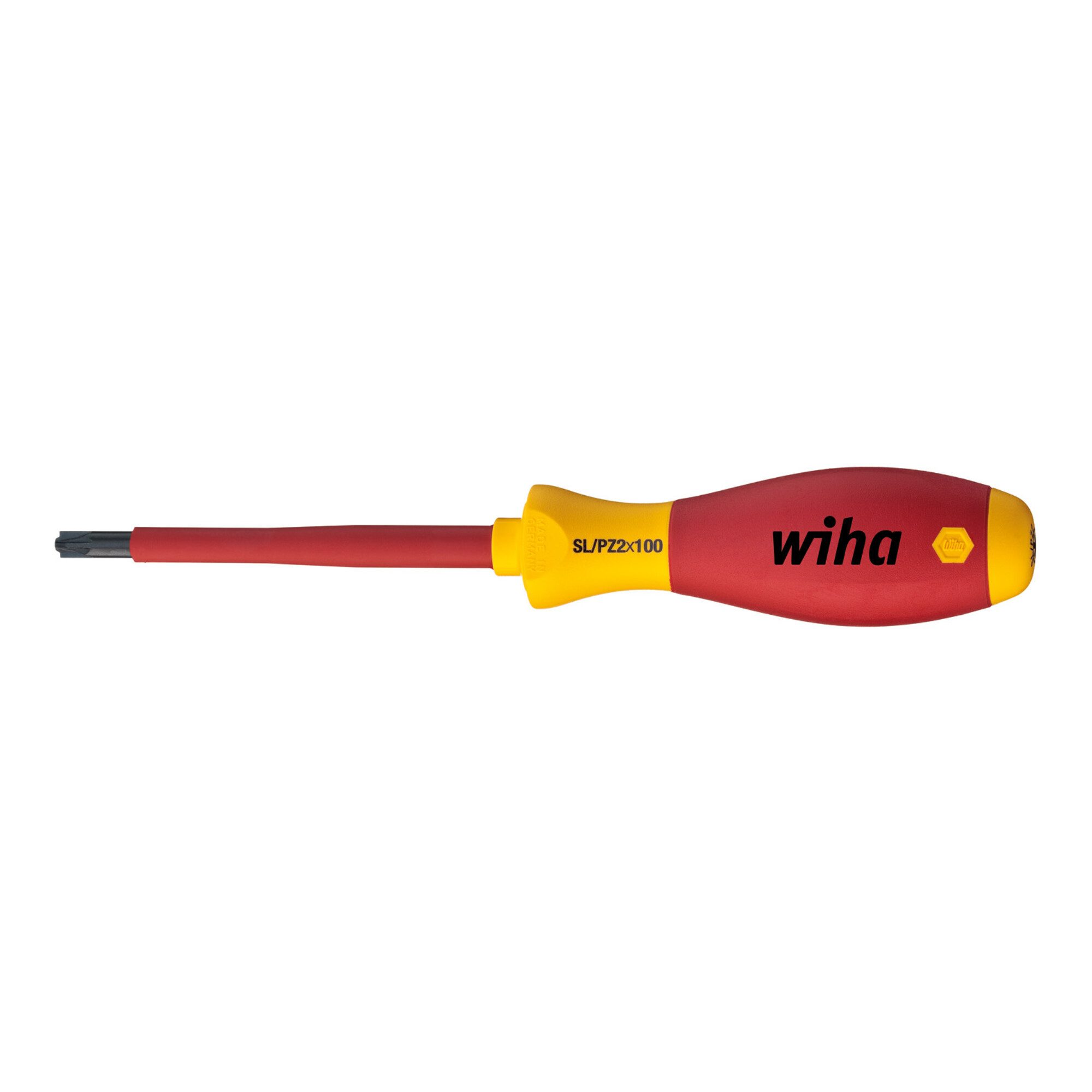 Wiha Bithalter Wiha Schraubendreher SoftFinish® electric PlusMinus/Pozidriv SL/PZ1 x